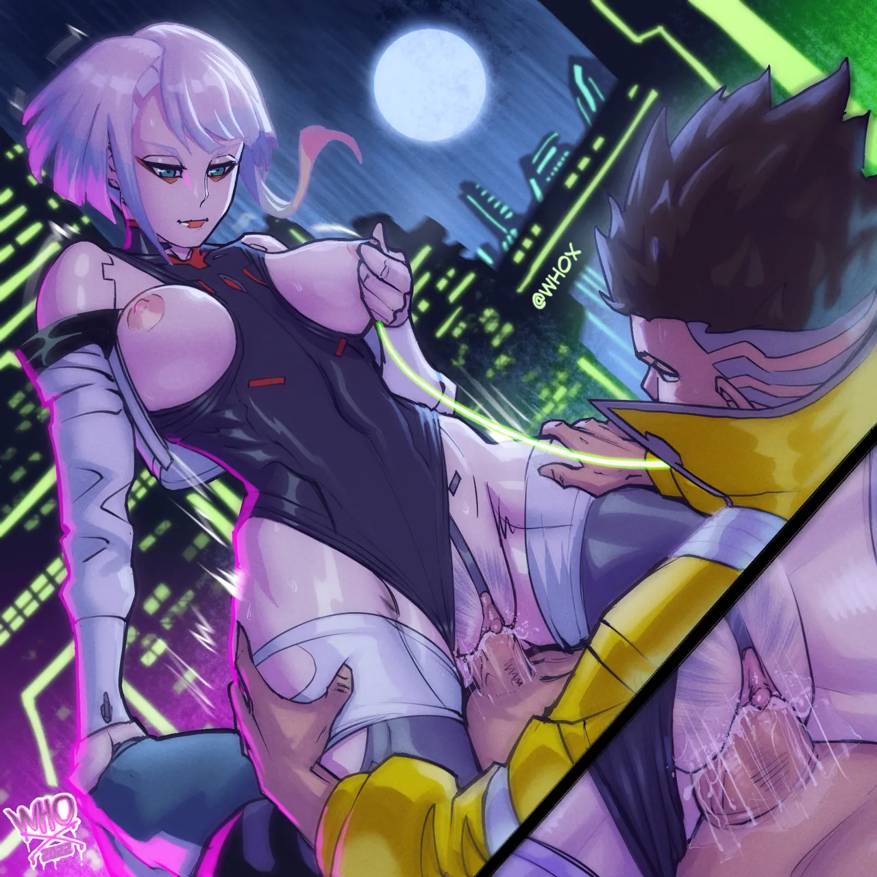 Cyberpunk 2077 porn comic picture 1