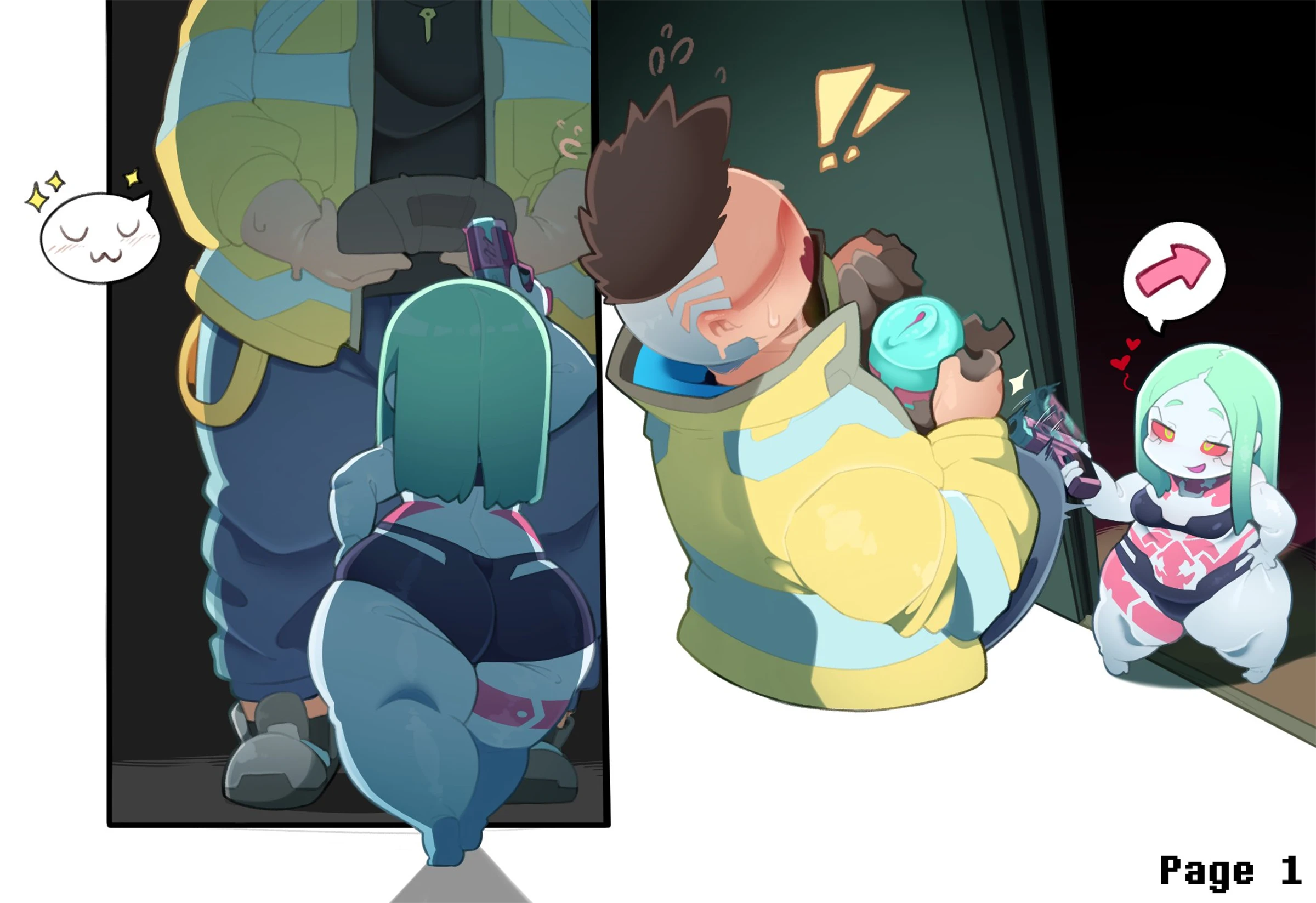 Cyberpunk - ShinoLara porn comic picture 1