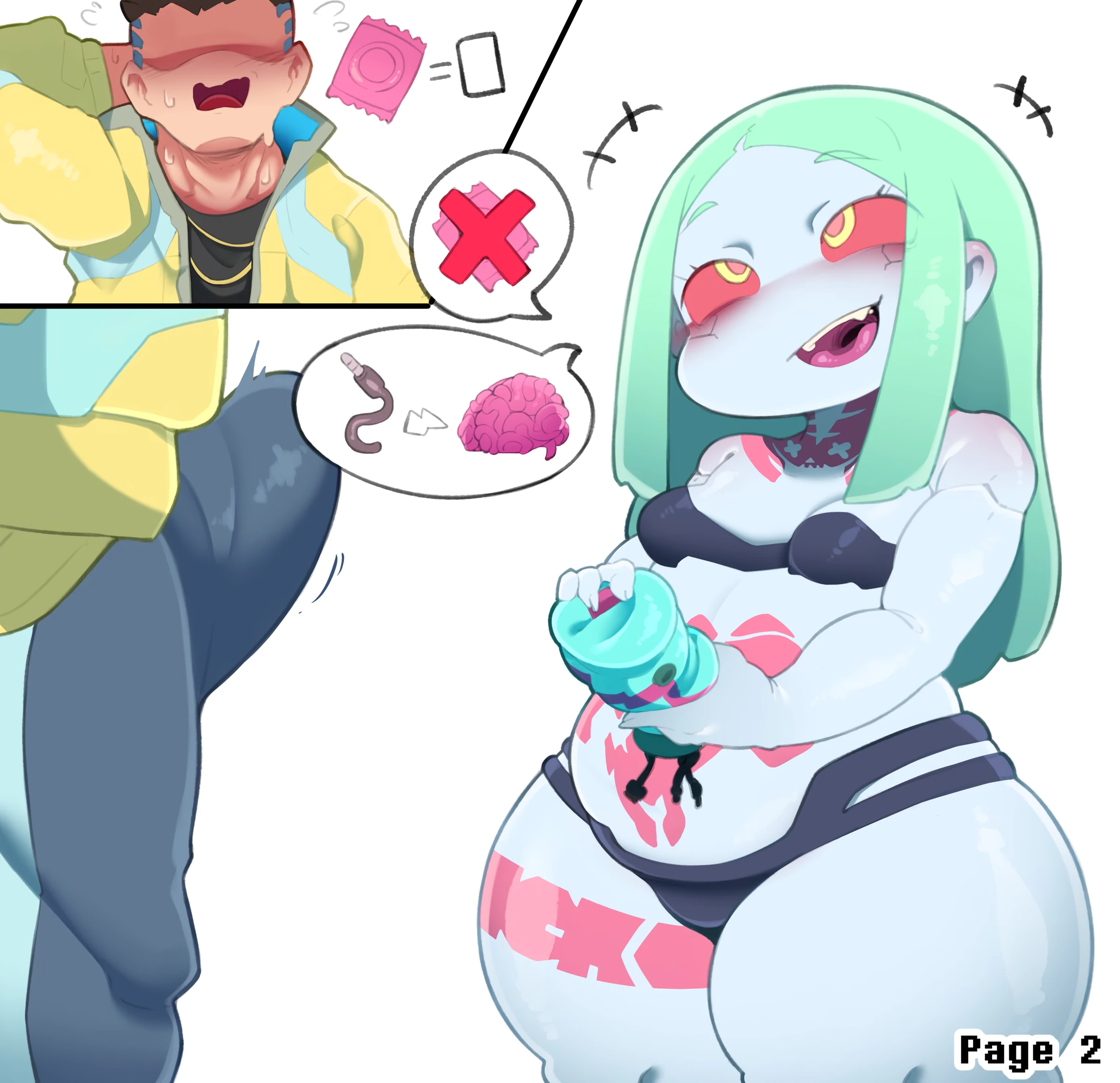 Cyberpunk - ShinoLara porn comic picture 2