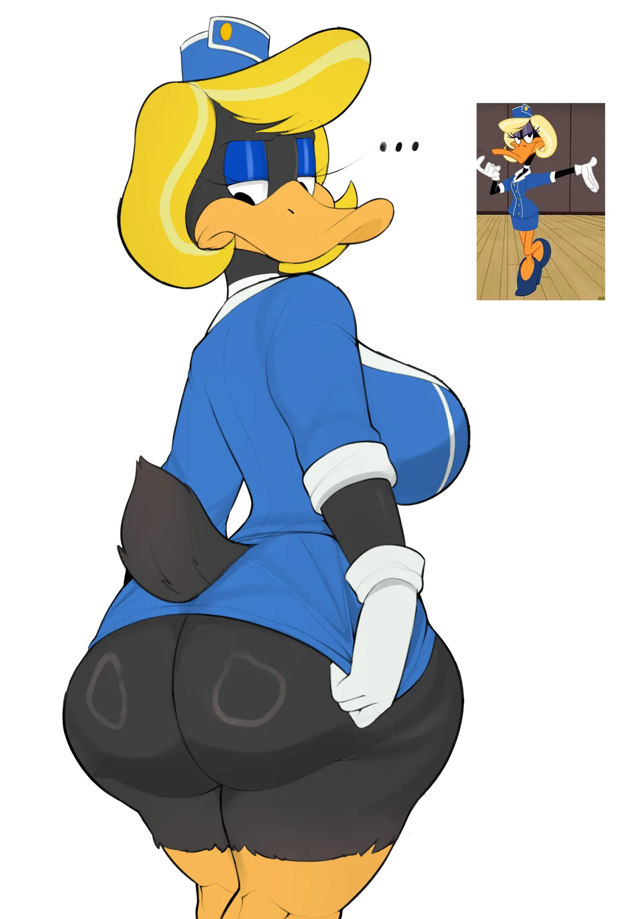 Daffy Duck porn comic picture 2