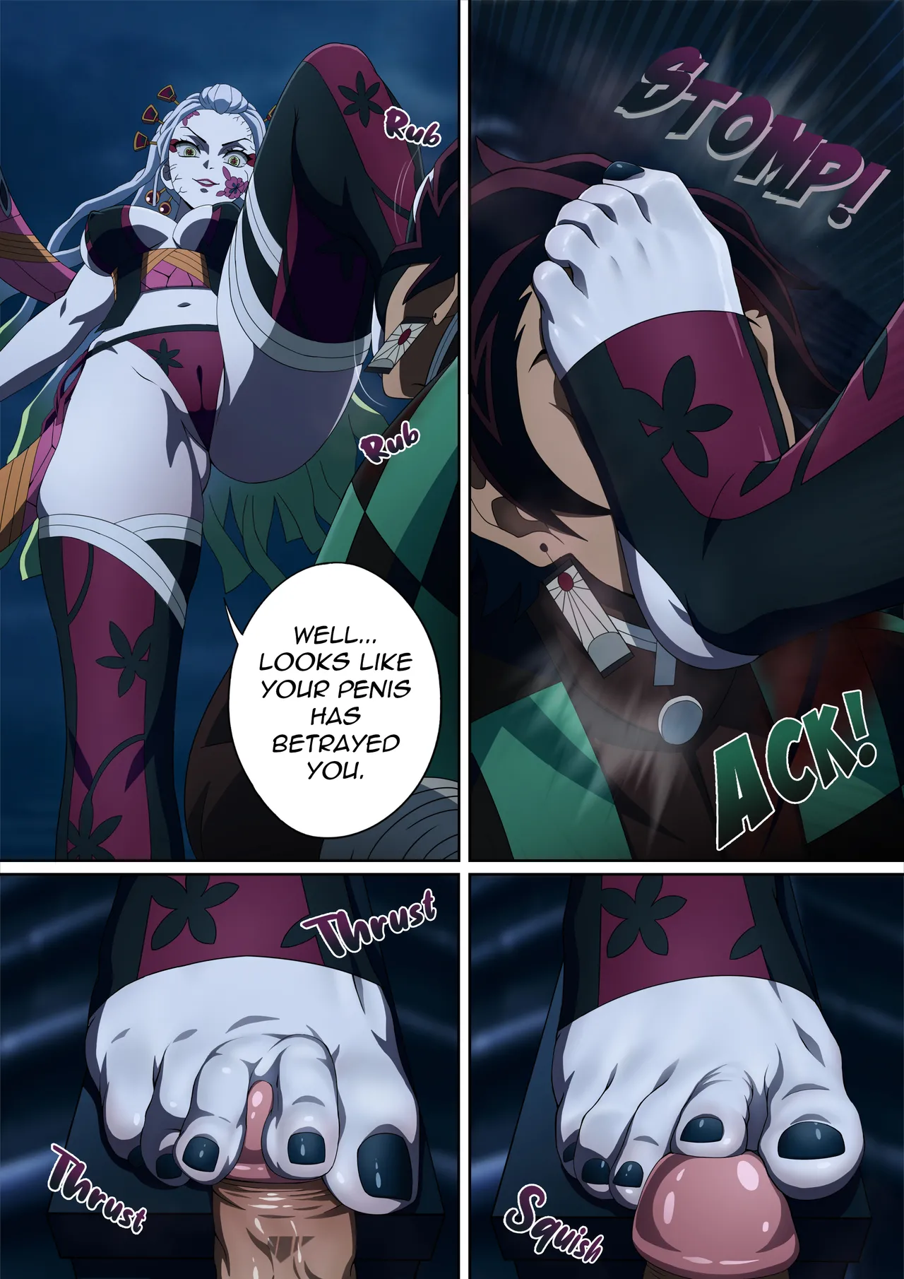 Daki’s Blood Demon Art: Trample porn comic picture 13
