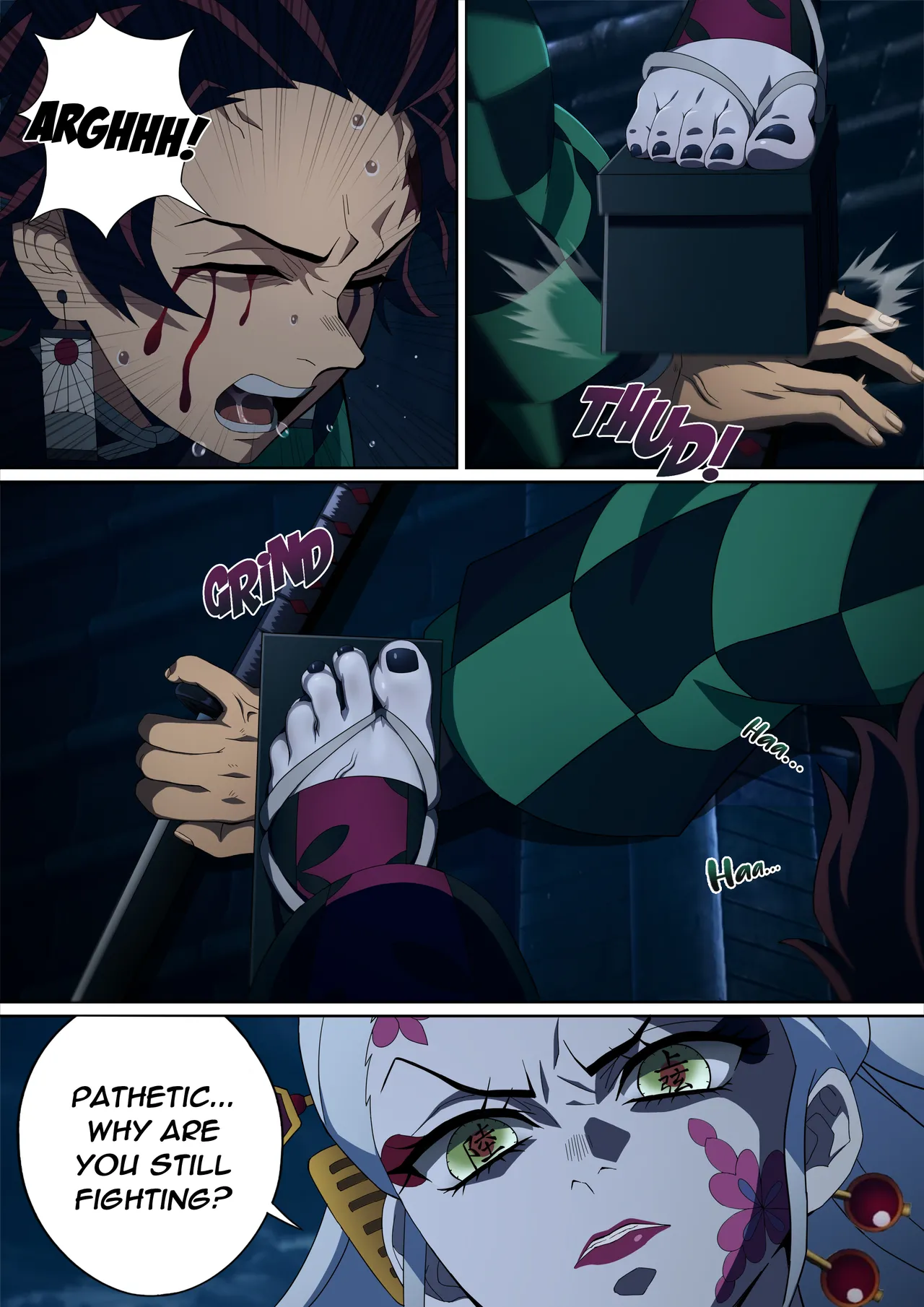 Daki’s Blood Demon Art: Trample porn comic picture 4