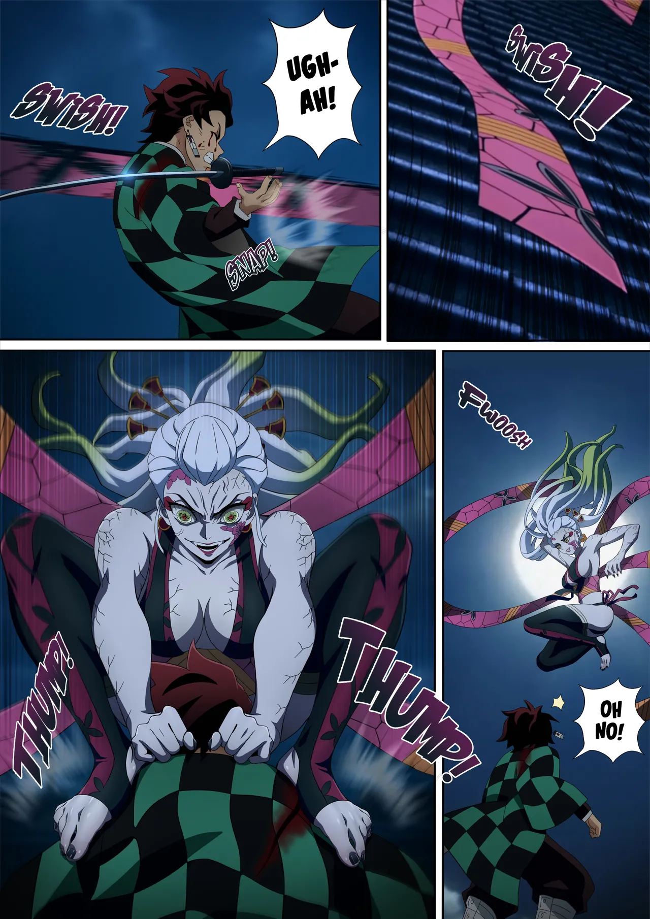 Daki’s Blood Demon Art: Trample porn comic picture 8