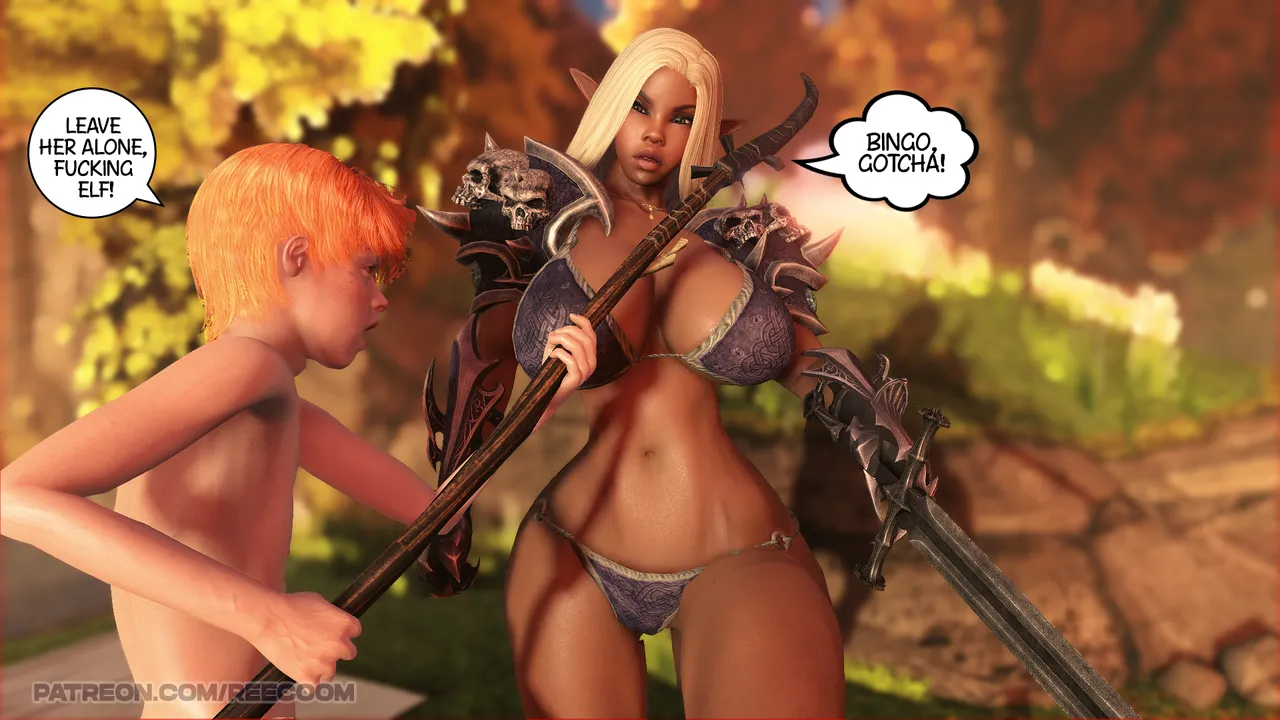 Dark Elf Throne porn comic picture 28