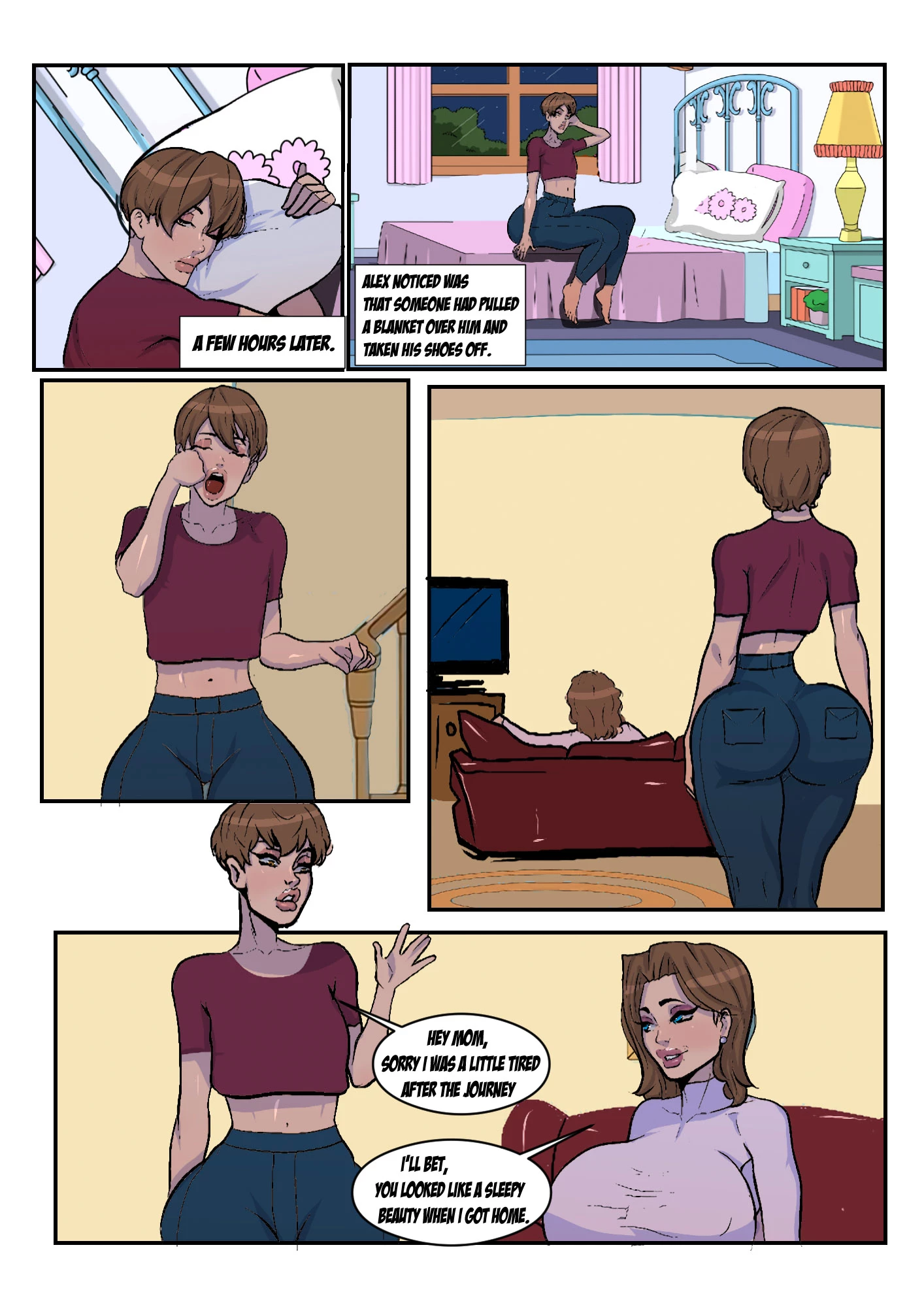 Dating Your mom porn comic picture 7