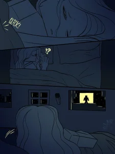 Deep dark at night porn comic picture 1