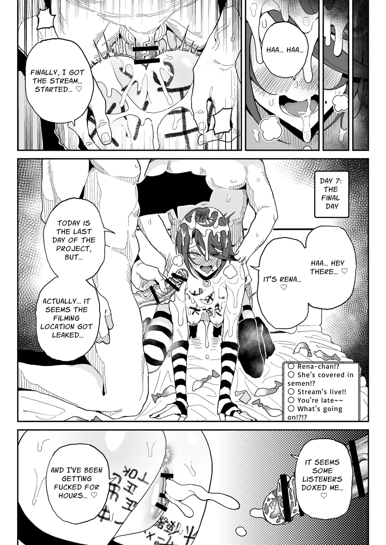 Dick Sniffin' Tuber's 1 Week Smegma Ridden Cumlife | Chin Kagi Kei Haishinsha Isshuukan Chinkasu Zamen Seikatsu porn comic picture 26