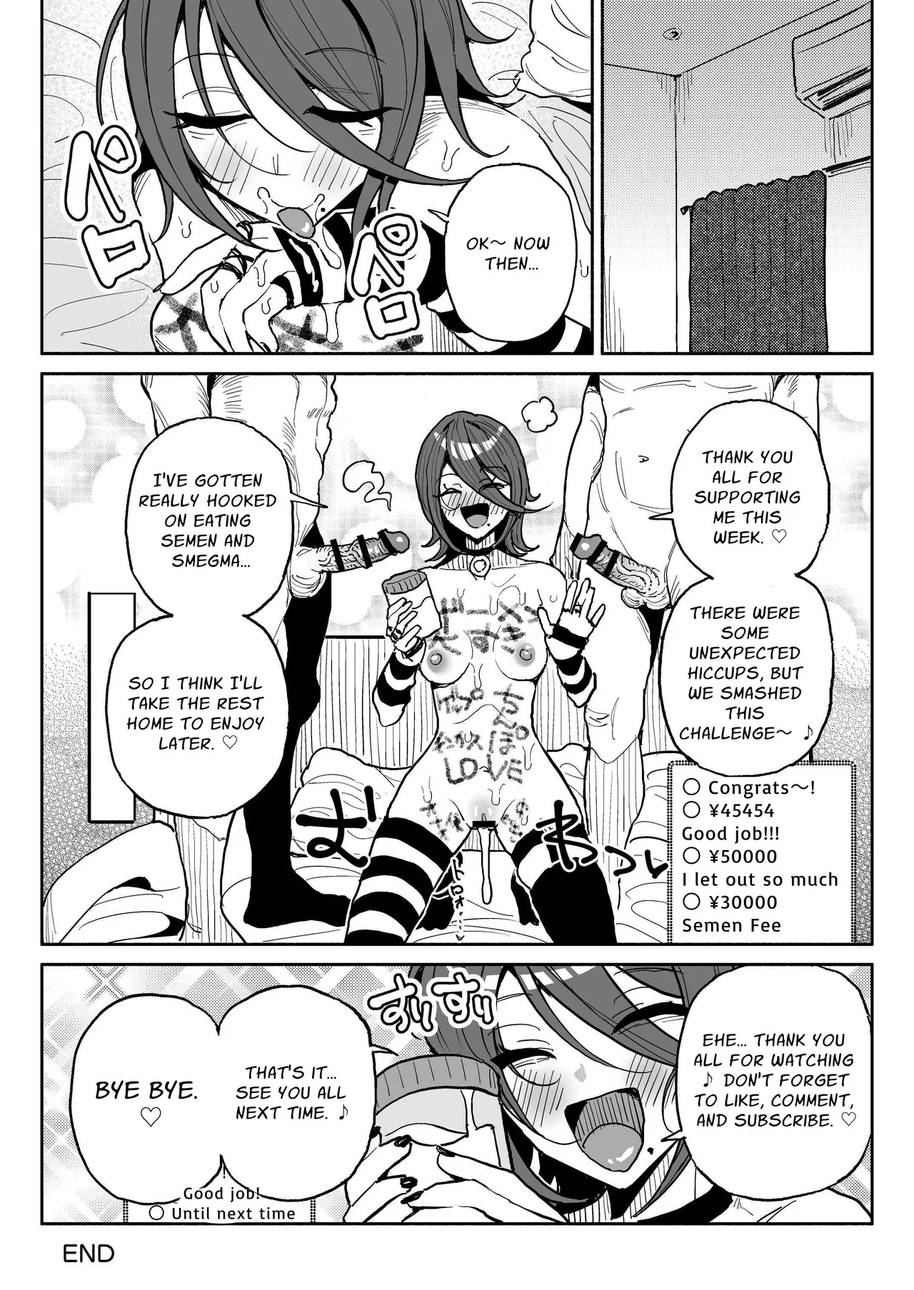 Dick Sniffin' Tuber's 1 Week Smegma Ridden Cumlife | Chin Kagi Kei Haishinsha Isshuukan Chinkasu Zamen Seikatsu porn comic picture 33