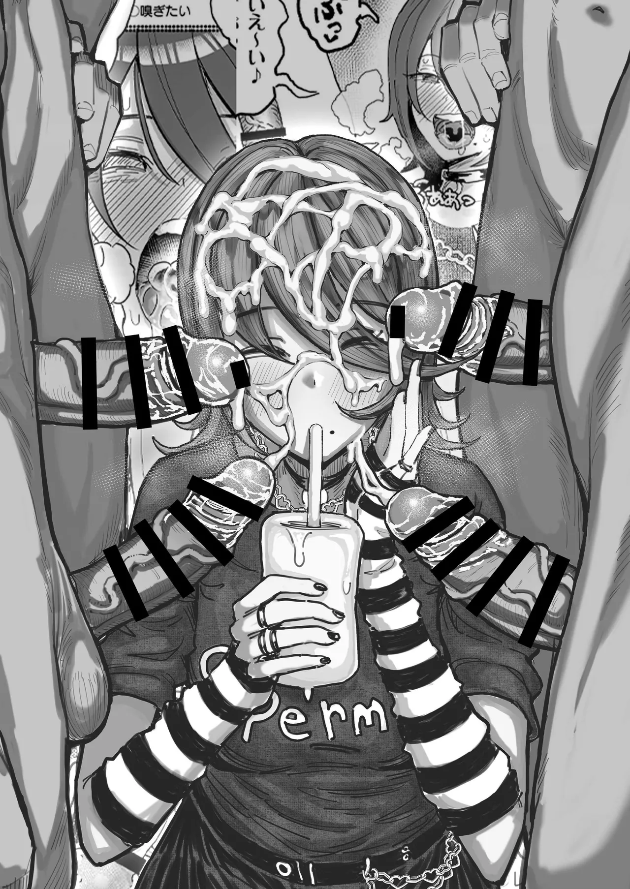 Dick Sniffin' Tuber's 1 Week Smegma Ridden Cumlife | Chin Kagi Kei Haishinsha Isshuukan Chinkasu Zamen Seikatsu porn comic picture 34
