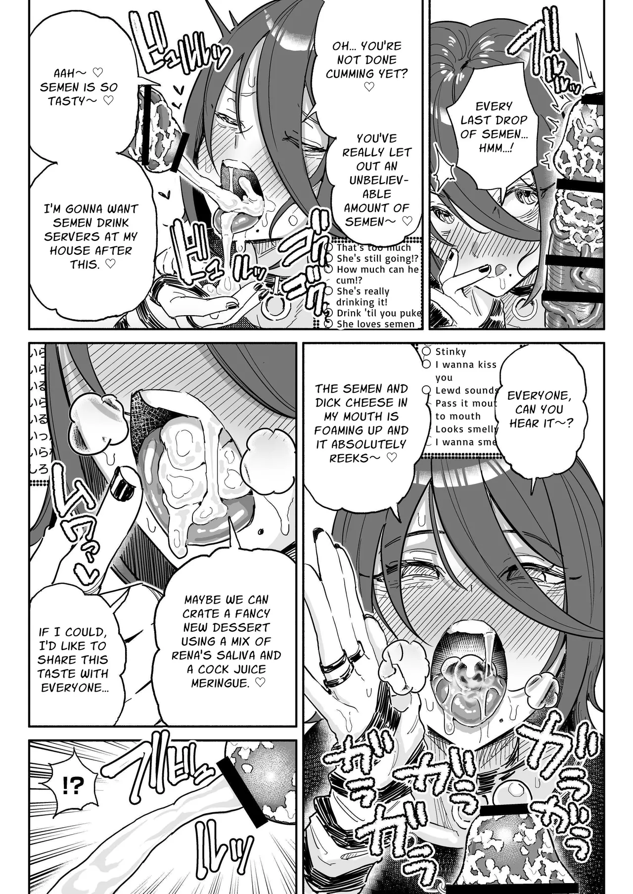 Dick Sniffin' Tuber's 1 Week Smegma Ridden Cumlife | Chin Kagi Kei Haishinsha Isshuukan Chinkasu Zamen Seikatsu porn comic picture 8