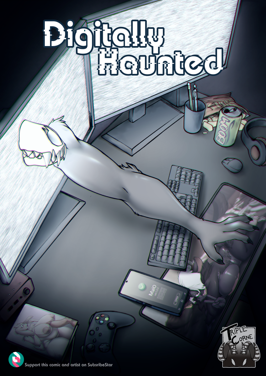 Digitally Haunted porn comic picture 1