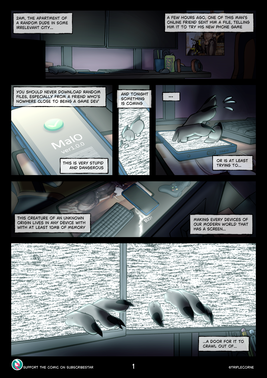 Digitally Haunted porn comic picture 2