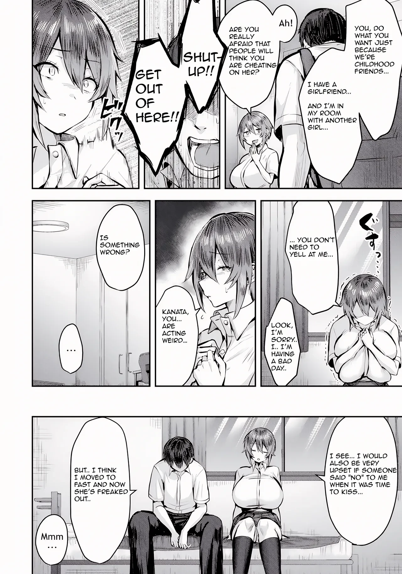 Dirty Lessons ~ Improving your manhood with a chubby childhood friend ~ porn comic picture 4