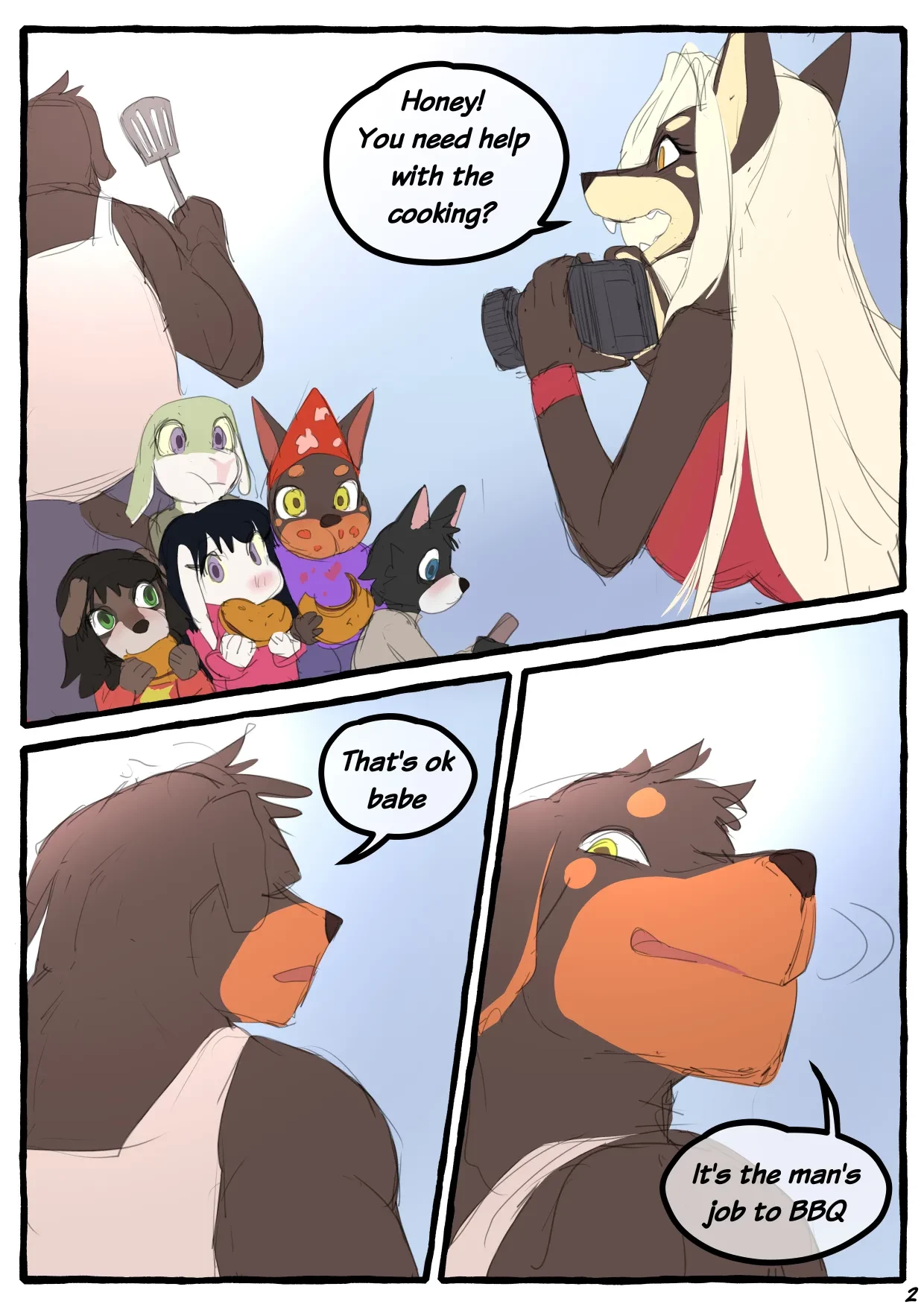 Dobermom 3 porn comic picture 3