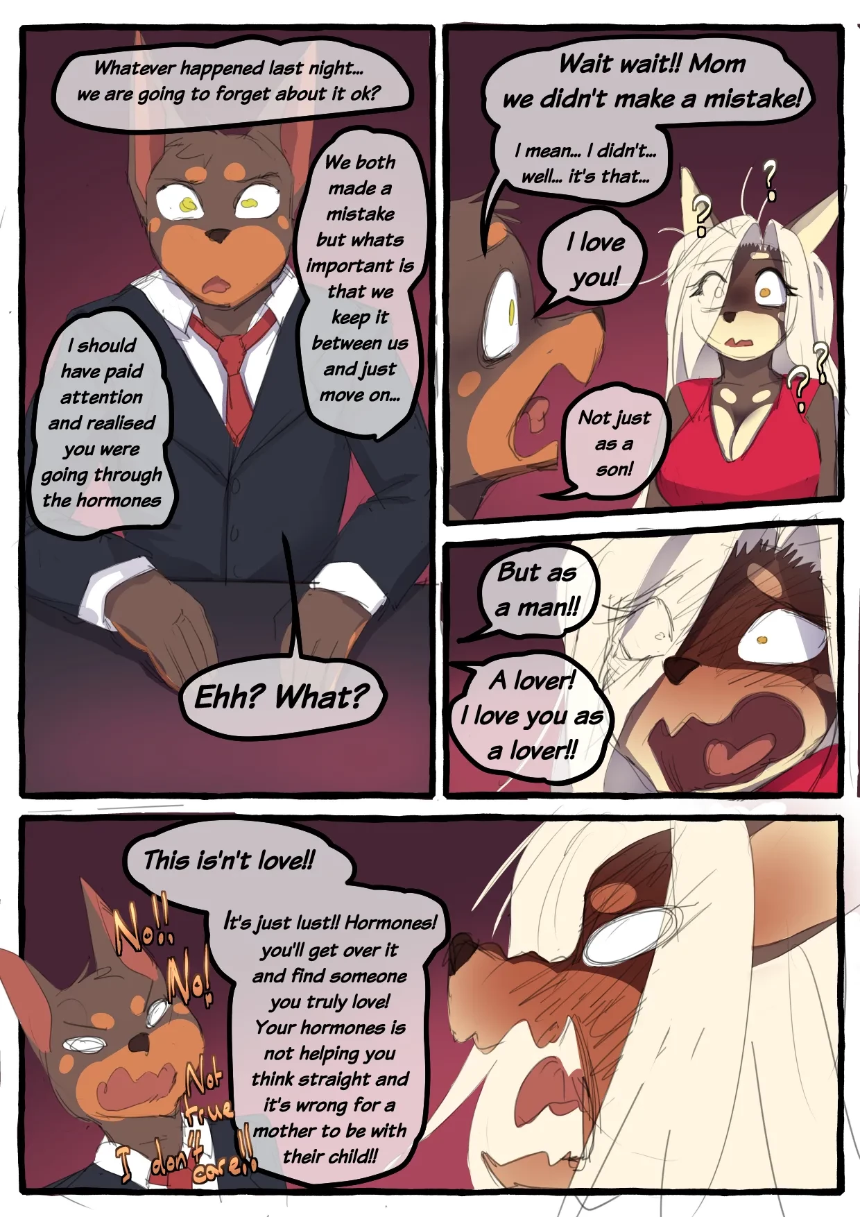 Dobermom 3 porn comic picture 38