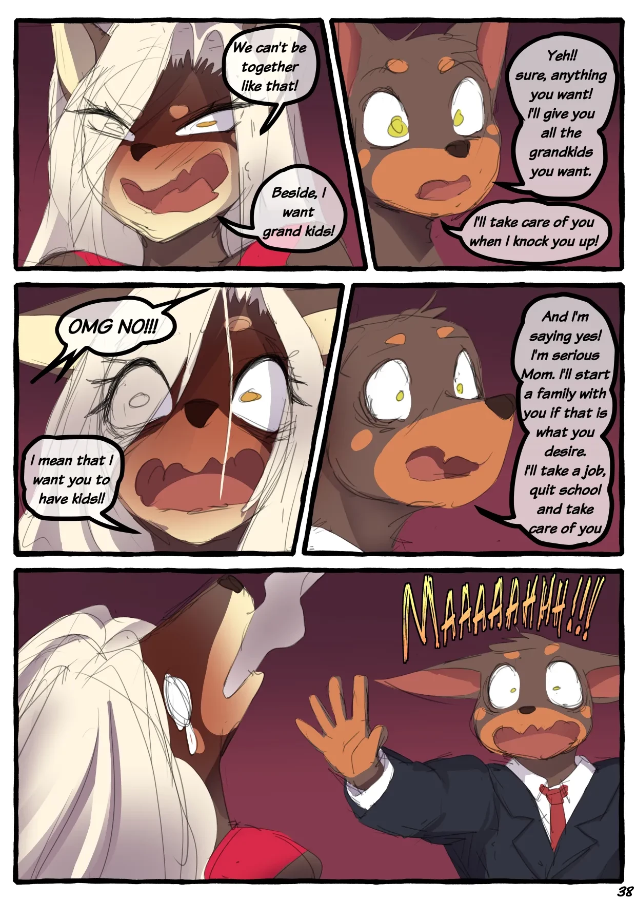 Dobermom 3 porn comic picture 39