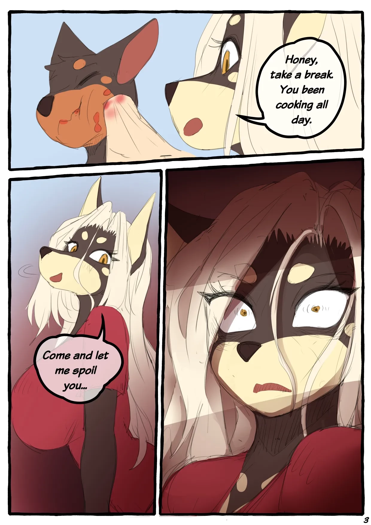 Dobermom 3 porn comic picture 4