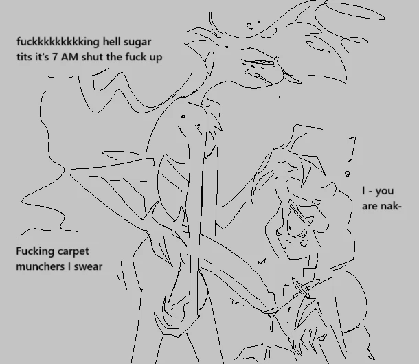 Don't talk to me before I had my morning BJ porn comic picture 2