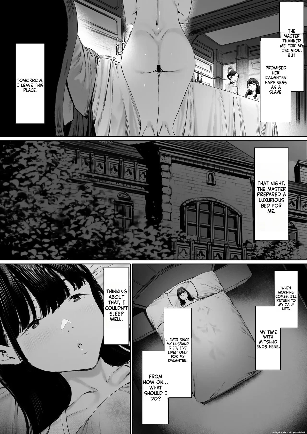 Dorei Shibou Inoue Oyako-hen | Aspiring Slave Inoue Mother and Daughter porn comic picture 47