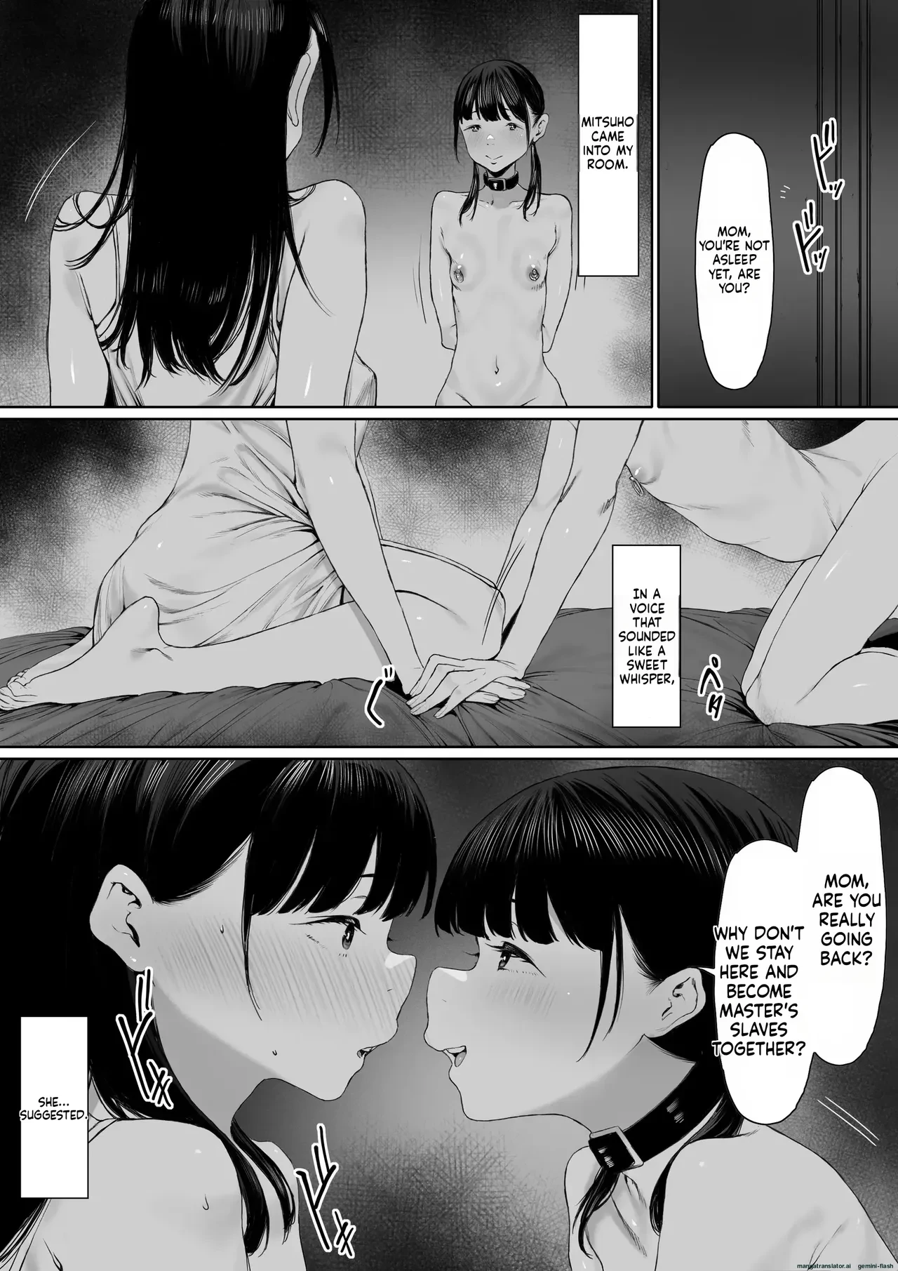 Dorei Shibou Inoue Oyako-hen | Aspiring Slave Inoue Mother and Daughter porn comic picture 48