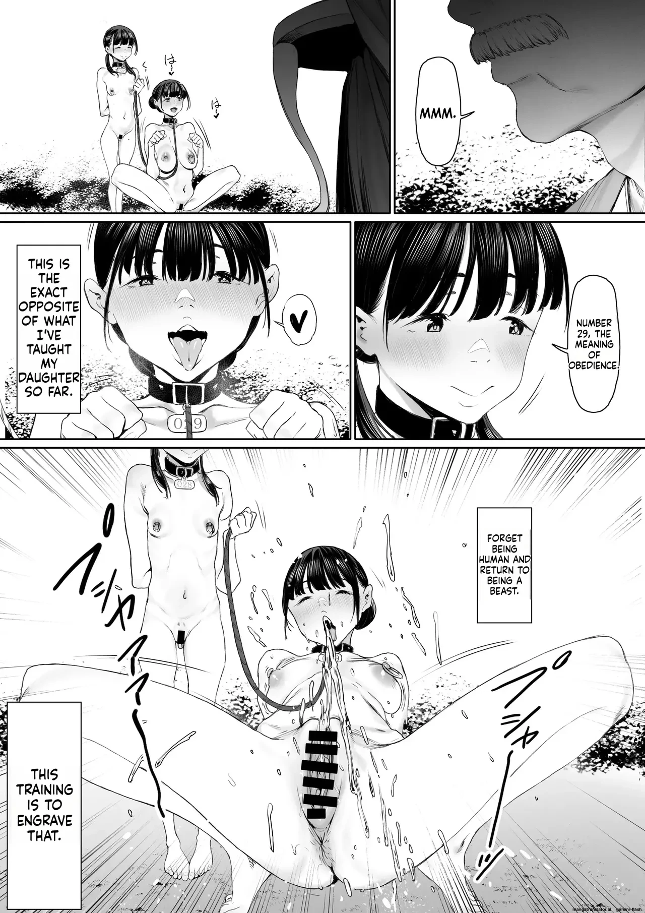 Dorei Shibou Inoue Oyako-hen | Aspiring Slave Inoue Mother and Daughter porn comic picture 77