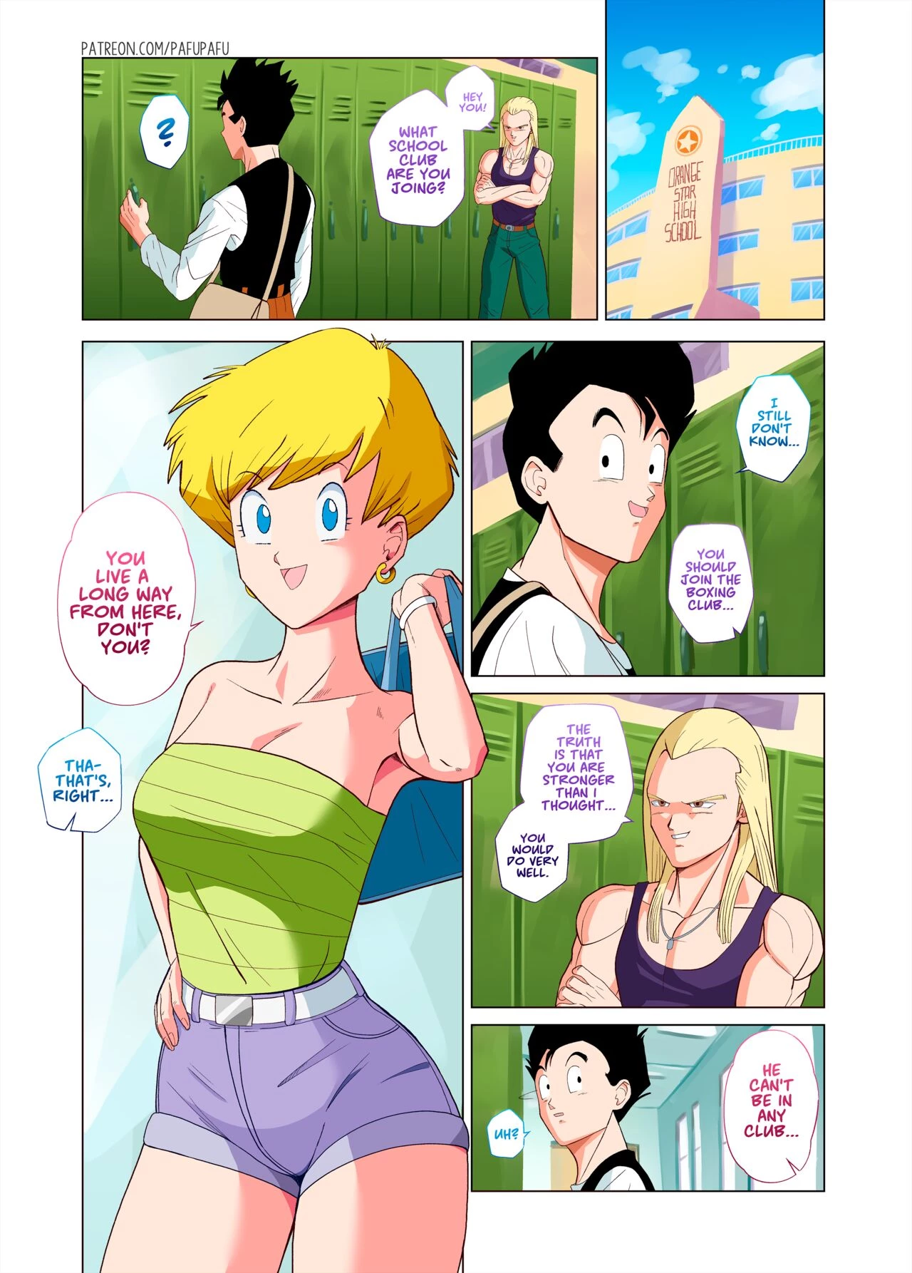Dragonhall 2 - Gohan vs Erasa! porn comic picture 2