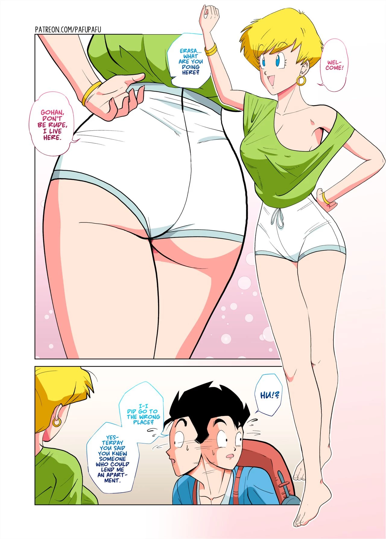 Dragonhall 2 - Gohan vs Erasa! porn comic picture 6