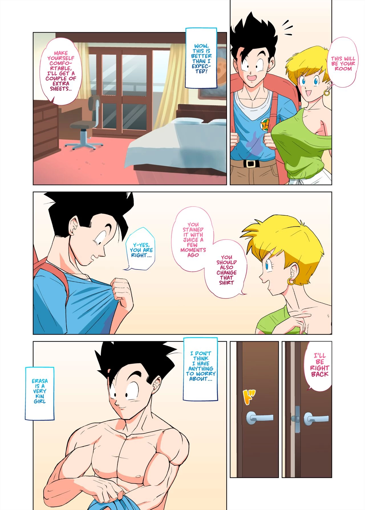 Dragonhall 2 - Gohan vs Erasa! porn comic picture 8