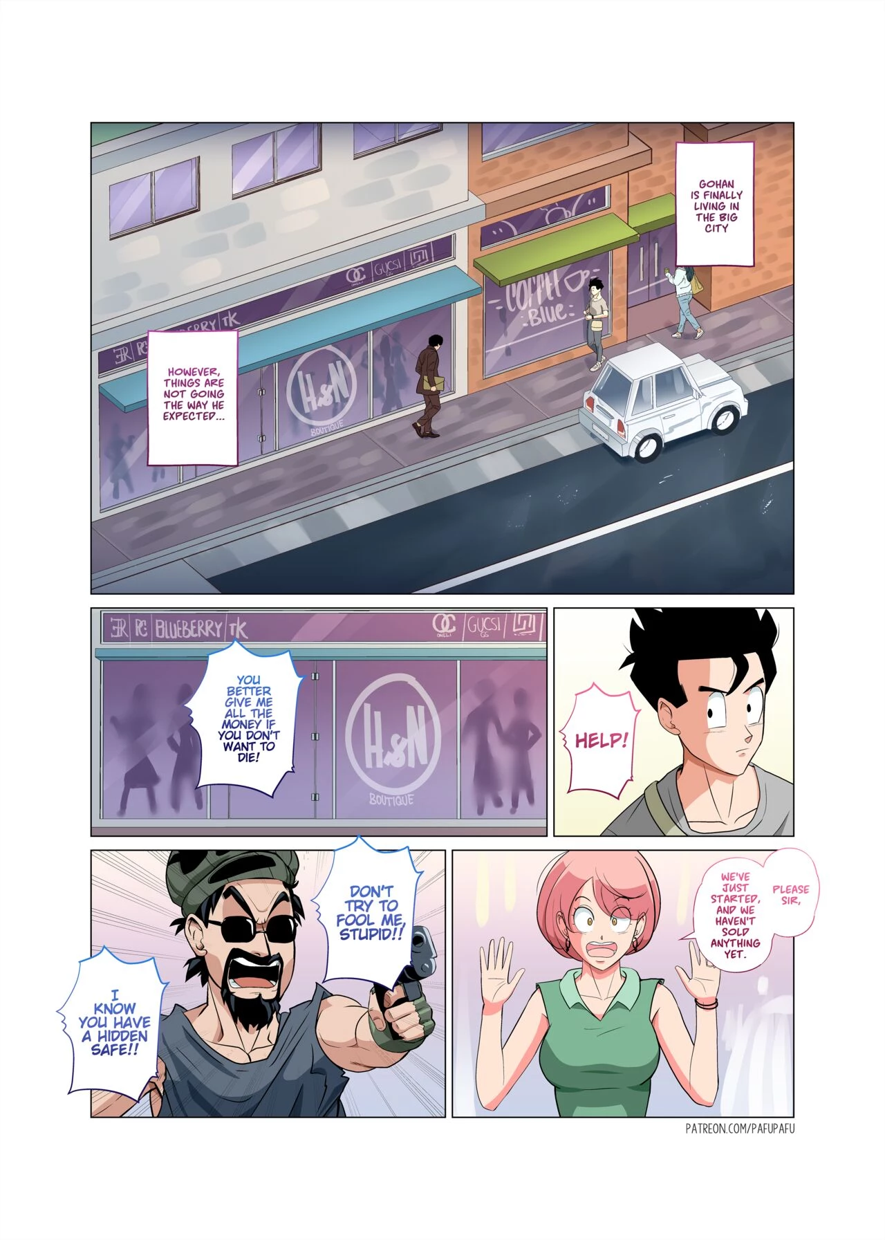Dragonhall 3 - Gohan vs Bulma! porn comic picture 4