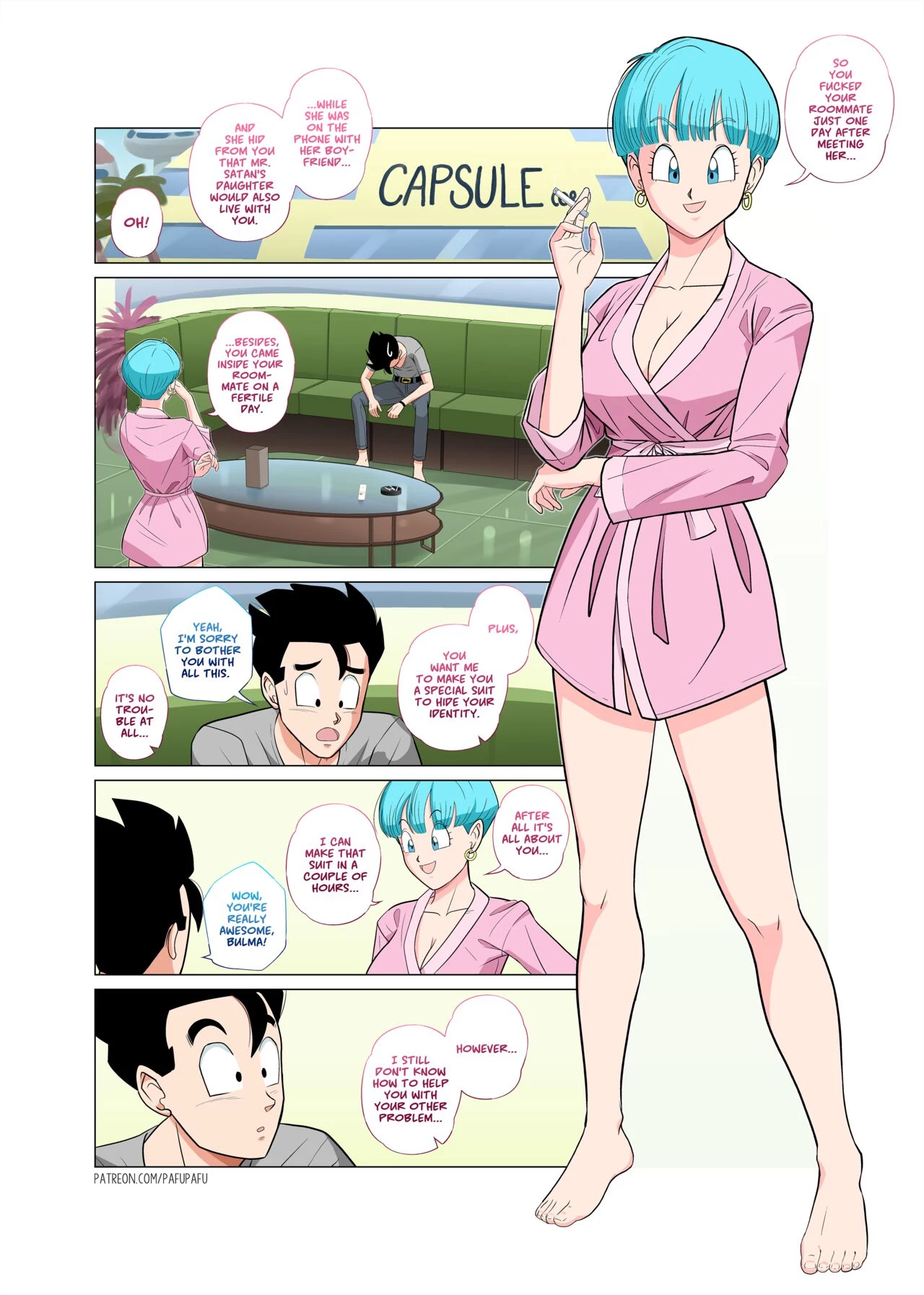 Dragonhall 3 - Gohan vs Bulma! porn comic picture 6