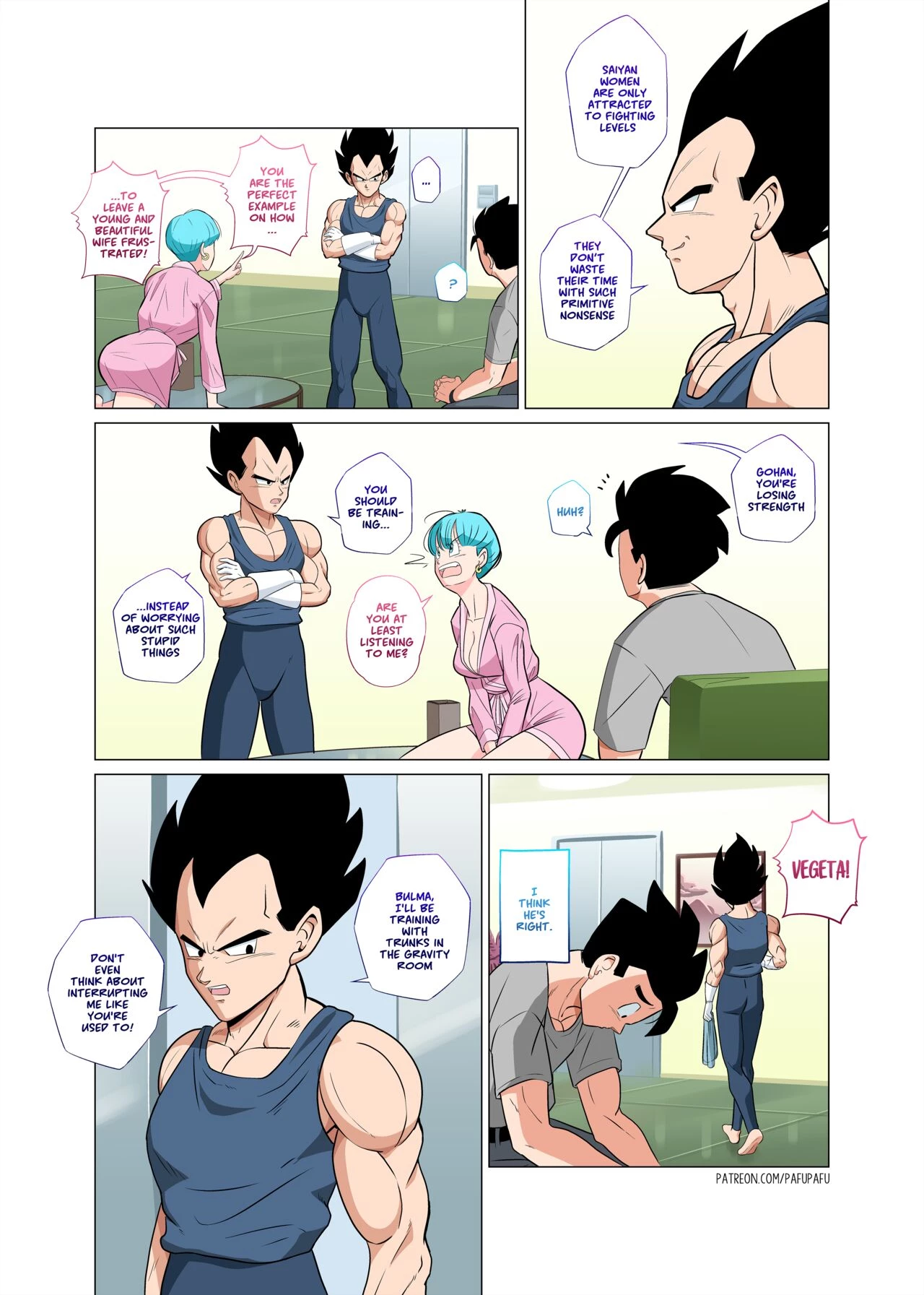 Dragonhall 3 - Gohan vs Bulma! porn comic picture 8