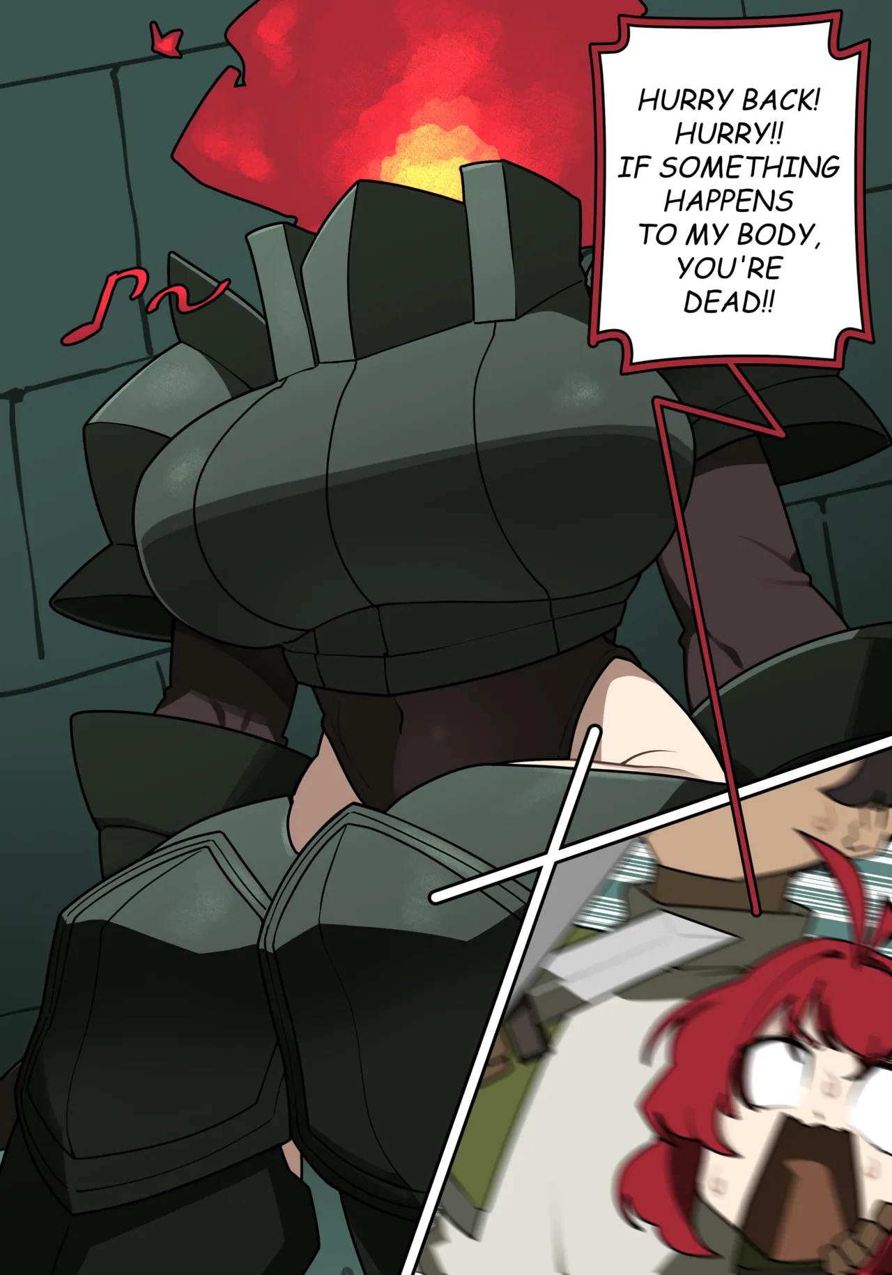 Dullahan Girl porn comic picture 34