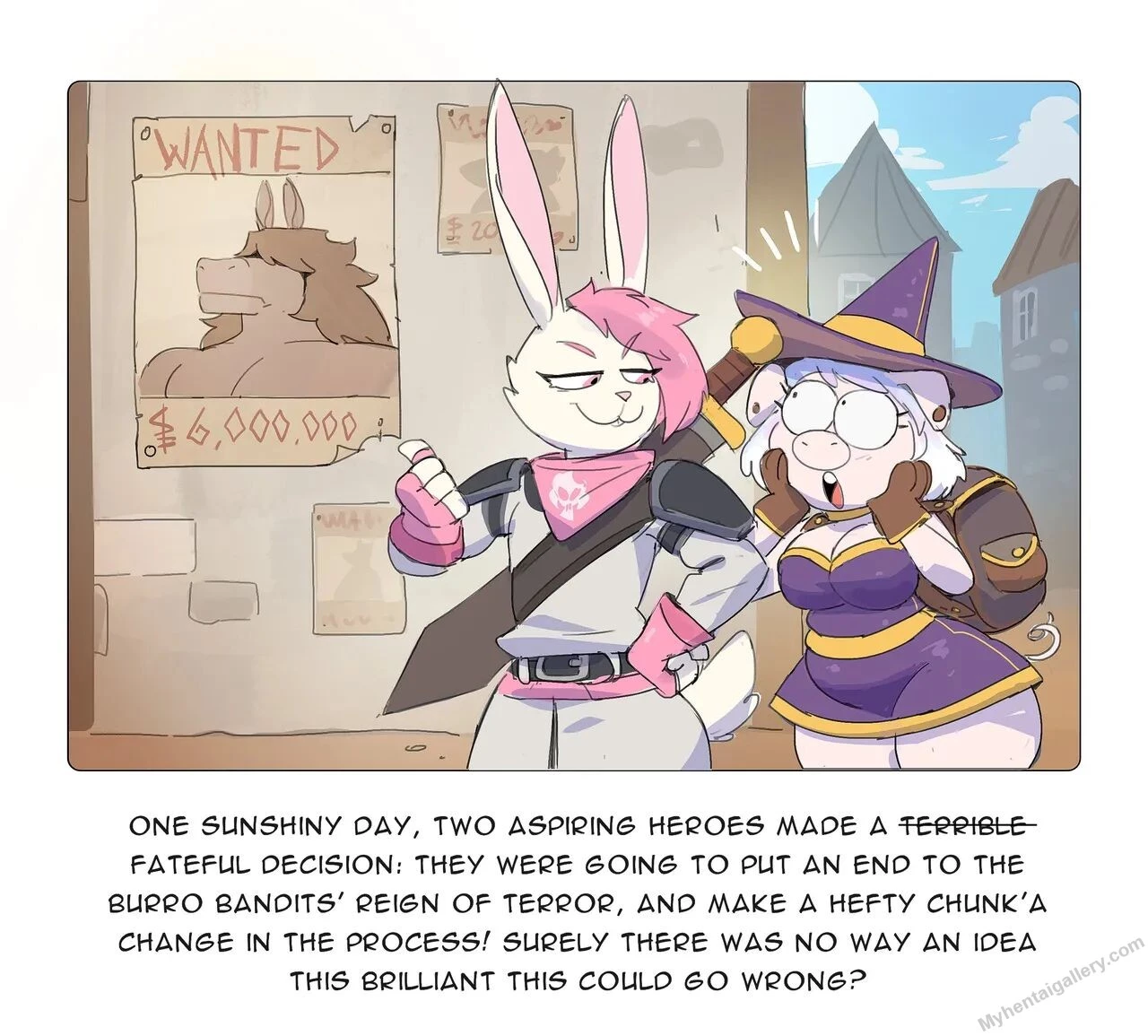 Dungeons and Donkeys porn comic picture 1