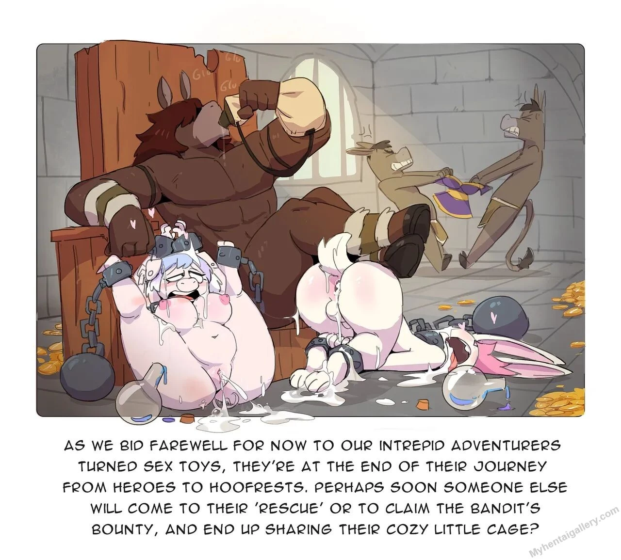 Dungeons and Donkeys porn comic picture 6