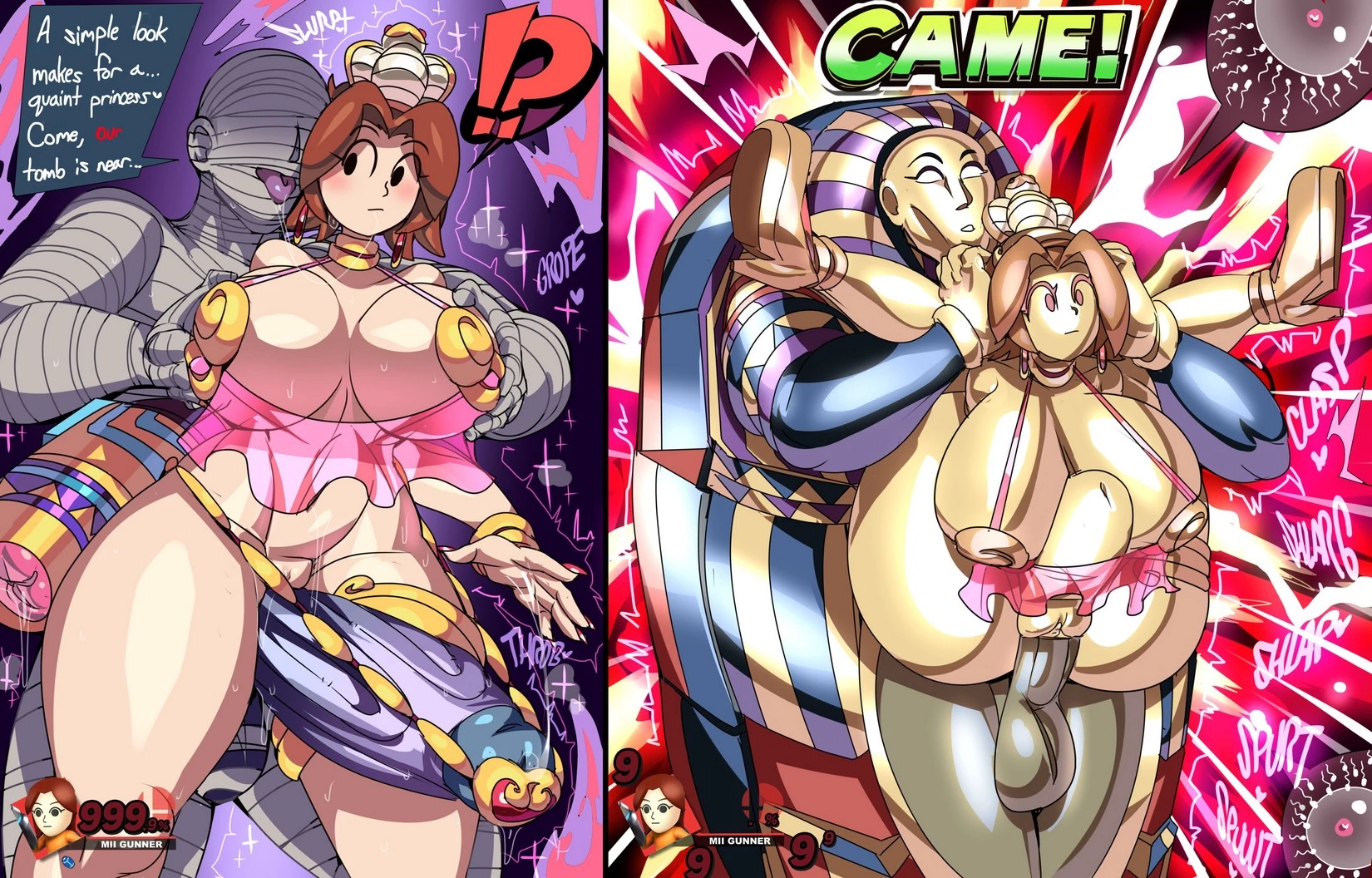 Egyptian Princess Tomb porn comic picture 12