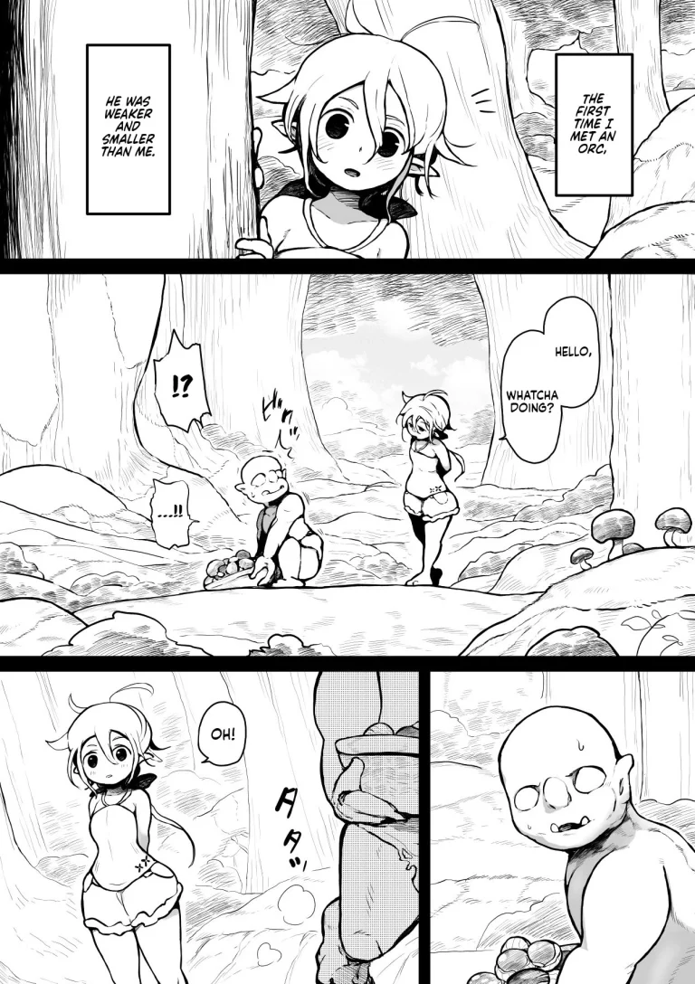Elf And Orc Are Growing Up | Elf to Orc no Otoshigoro porn comic picture 2