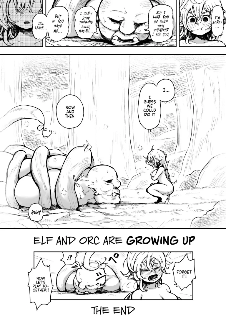 Elf And Orc Are Growing Up | Elf to Orc no Otoshigoro porn comic picture 22