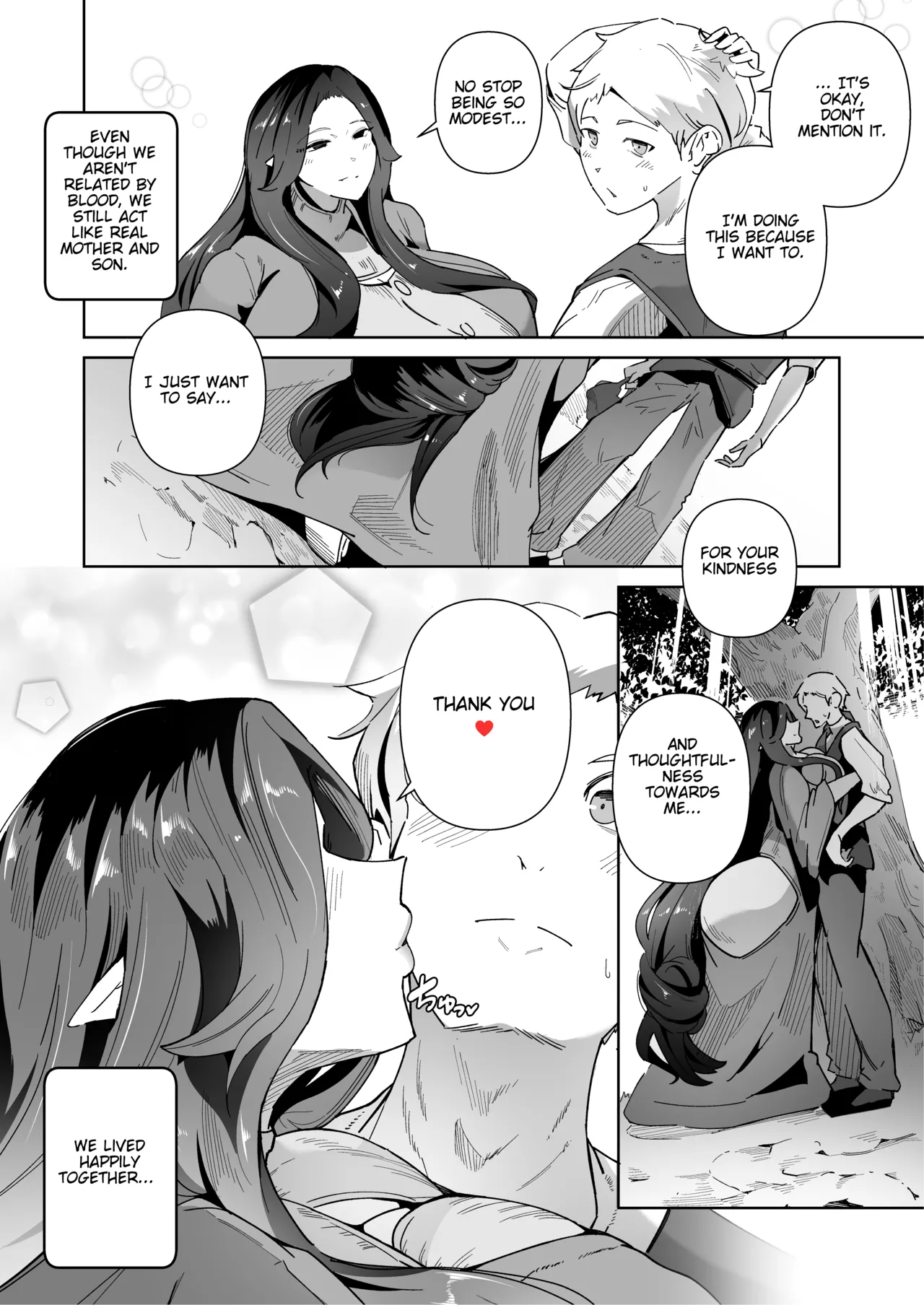 Elf Wife ~A Ritual Of Intimacy With My Beloved Mom~| Elf no Youbo ~Aisuru Mama to Ecchi na Shikitari~ porn comic picture 3