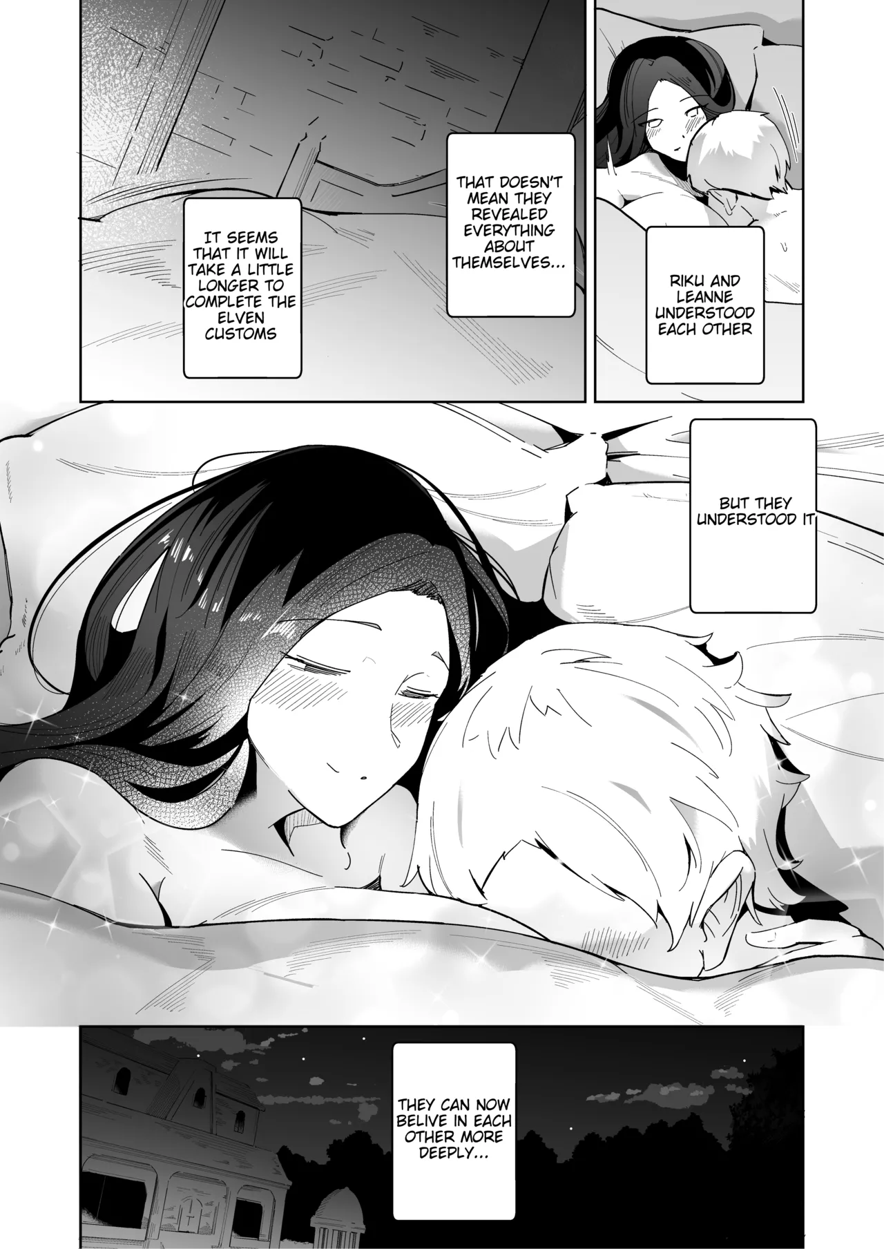 Elf Wife ~A Ritual Of Intimacy With My Beloved Mom~| Elf no Youbo ~Aisuru Mama to Ecchi na Shikitari~ porn comic picture 44