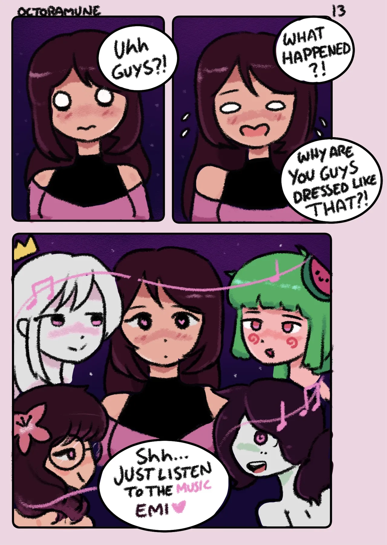 Emi's Night out porn comic picture 13