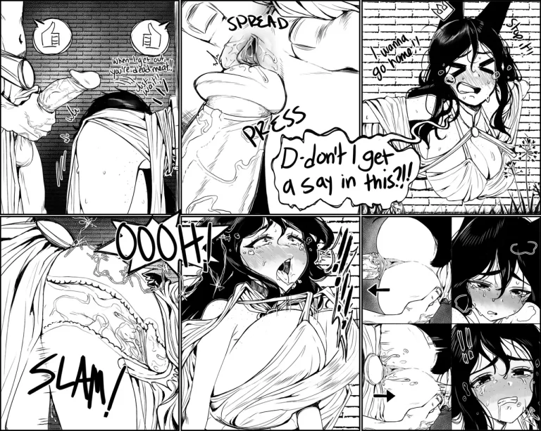 Escaping Minotaurs -BAD END- porn comic picture 2