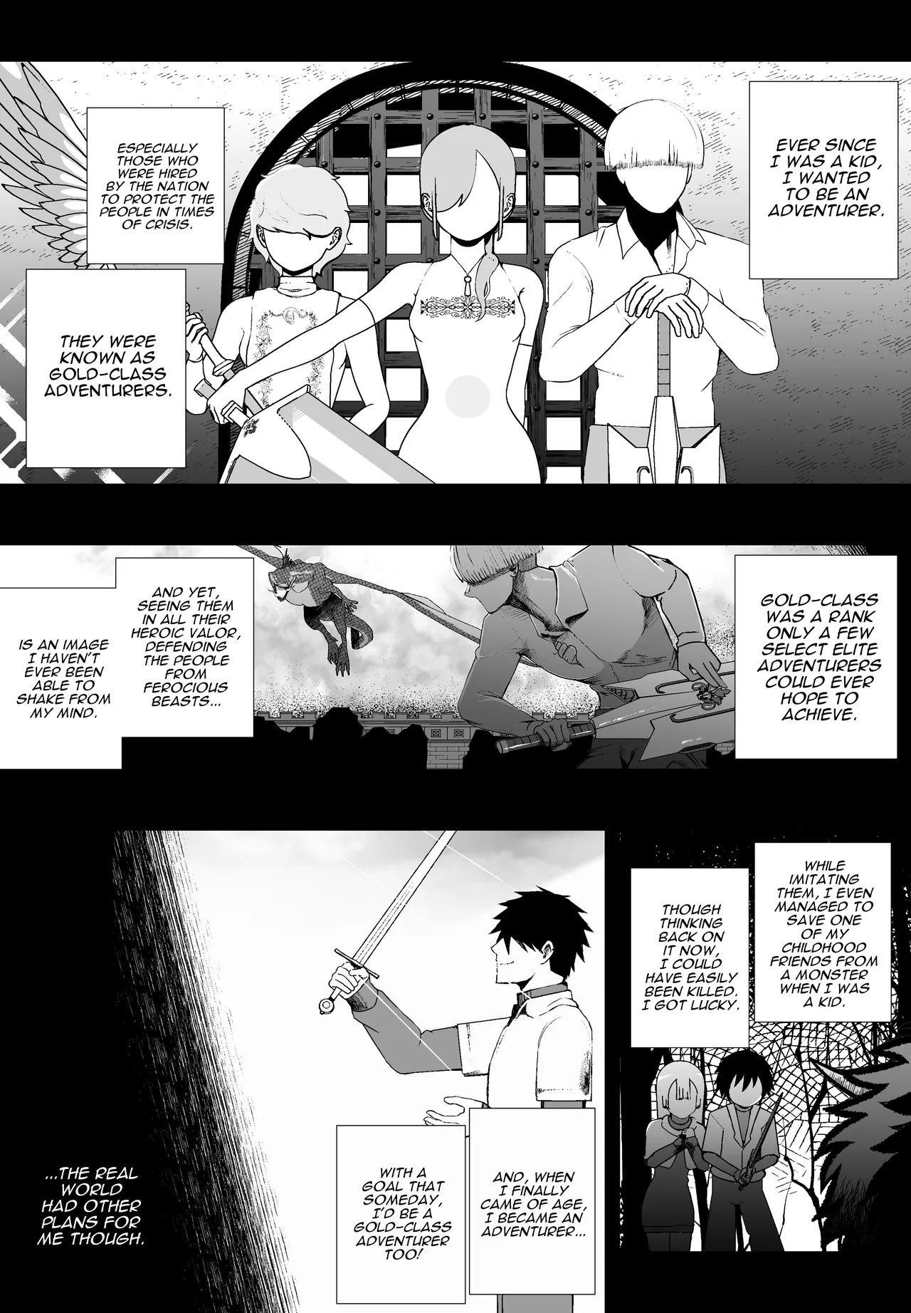 Even Though I Love My Wife... Fucked By My Elite Blond Adventurer Friend in a 10x Sex-Locked Room | Taisetsu na Tsuma ga Iru noni...... 10-Kai Shasei Shinai to Derenai Heya de Kinkyuu Boukensha no Elite Osananajimi ni Okasarete Shimatta Hanashi porn comic picture 3