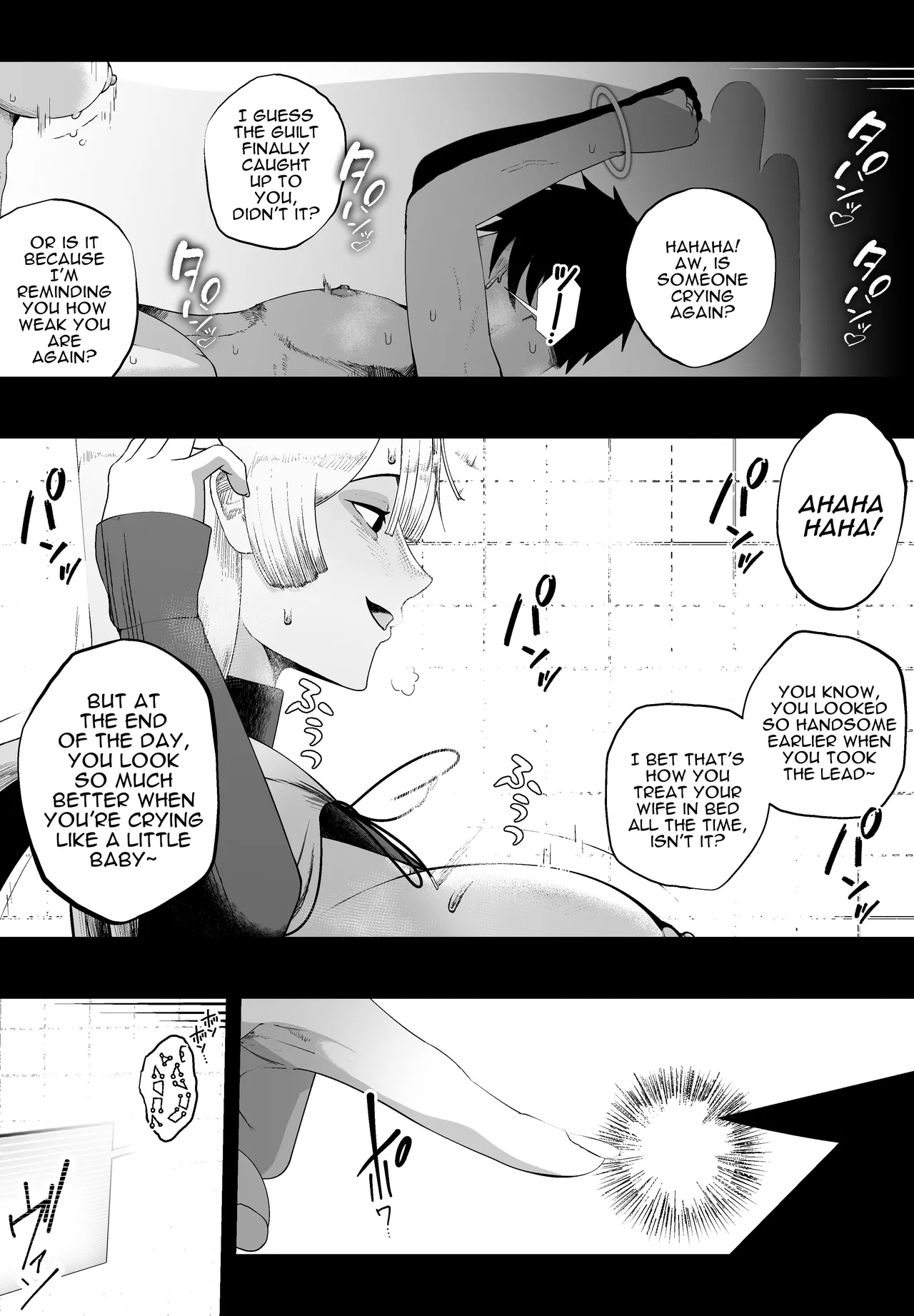 Even Though I Love My Wife... Fucked By My Elite Blond Adventurer Friend in a 10x Sex-Locked Room | Taisetsu na Tsuma ga Iru noni...... 10-Kai Shasei Shinai to Derenai Heya de Kinkyuu Boukensha no Elite Osananajimi ni Okasarete Shimatta Hanashi porn comic picture 39