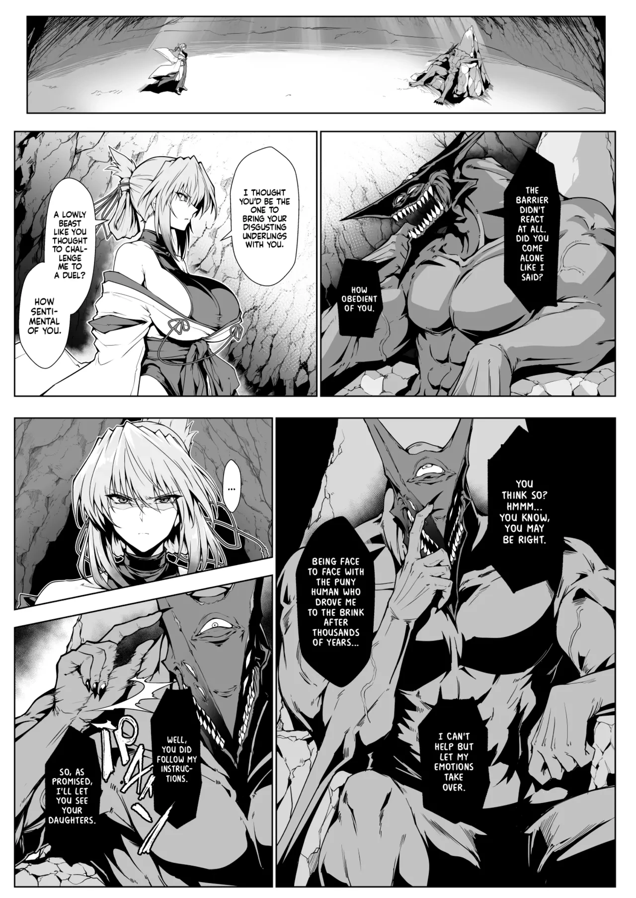 Exorcist Maidens 2: The Fall to Lustful Hell | Hama no Miko Ingoku ni Otsu 2 porn comic picture 28