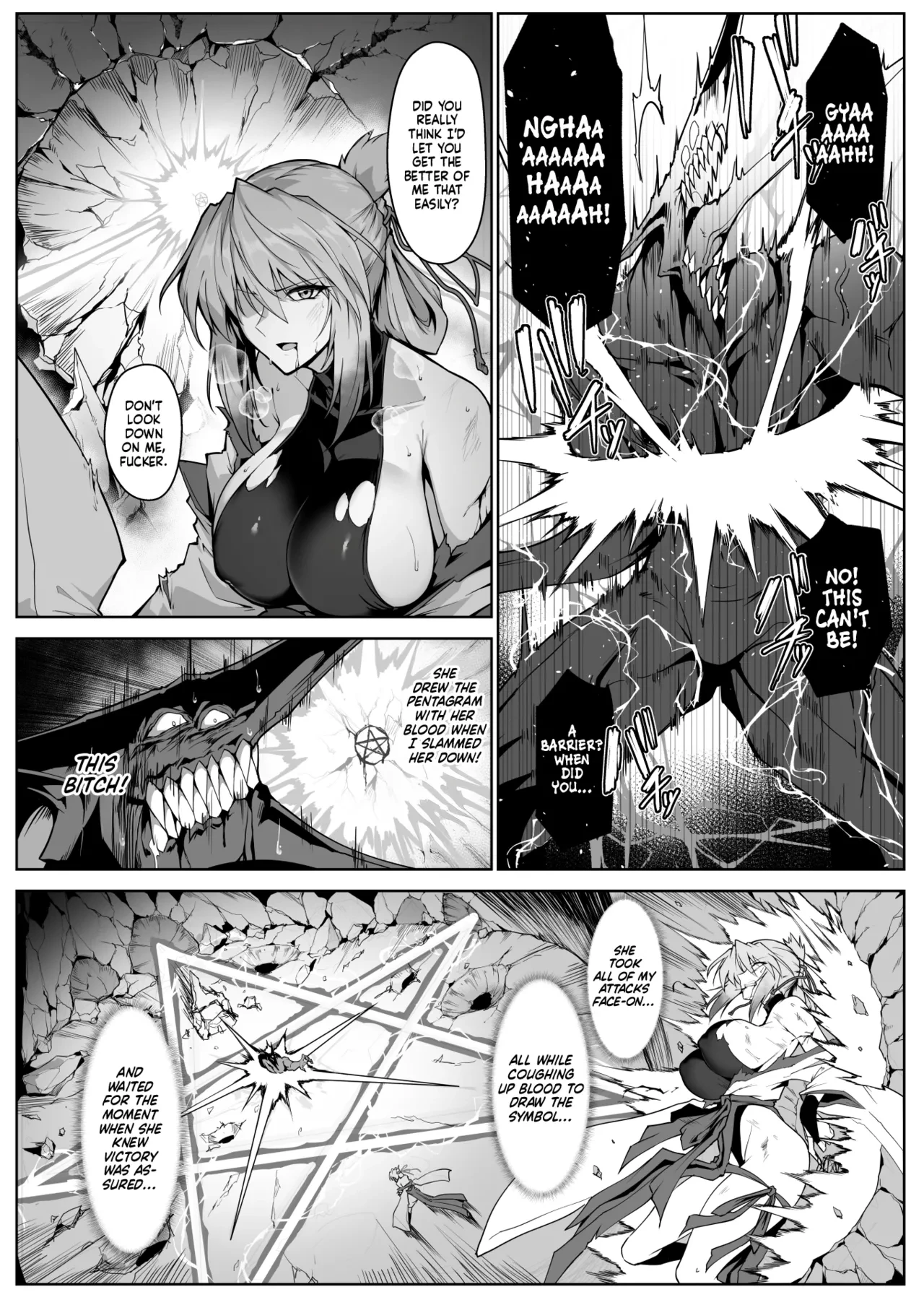 Exorcist Maidens 2: The Fall to Lustful Hell | Hama no Miko Ingoku ni Otsu 2 porn comic picture 35