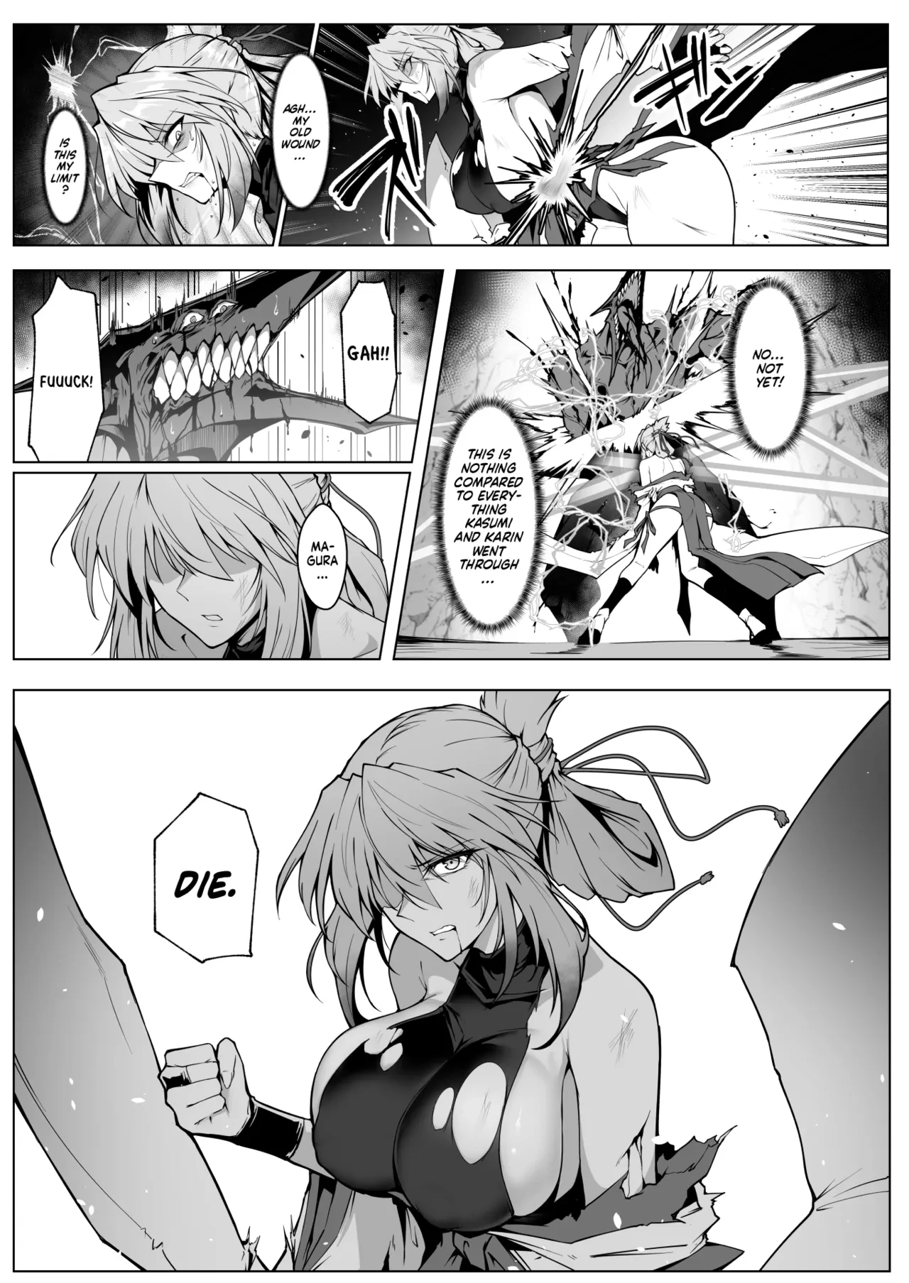 Exorcist Maidens 2: The Fall to Lustful Hell | Hama no Miko Ingoku ni Otsu 2 porn comic picture 36