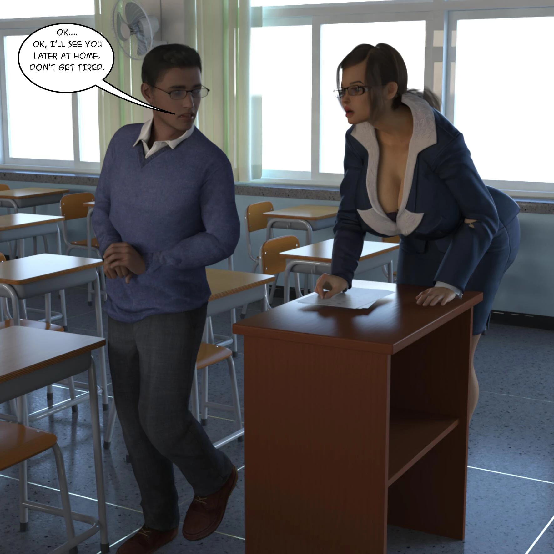 Extracurricular Classes (Remake) Volume 01 porn comic picture 8