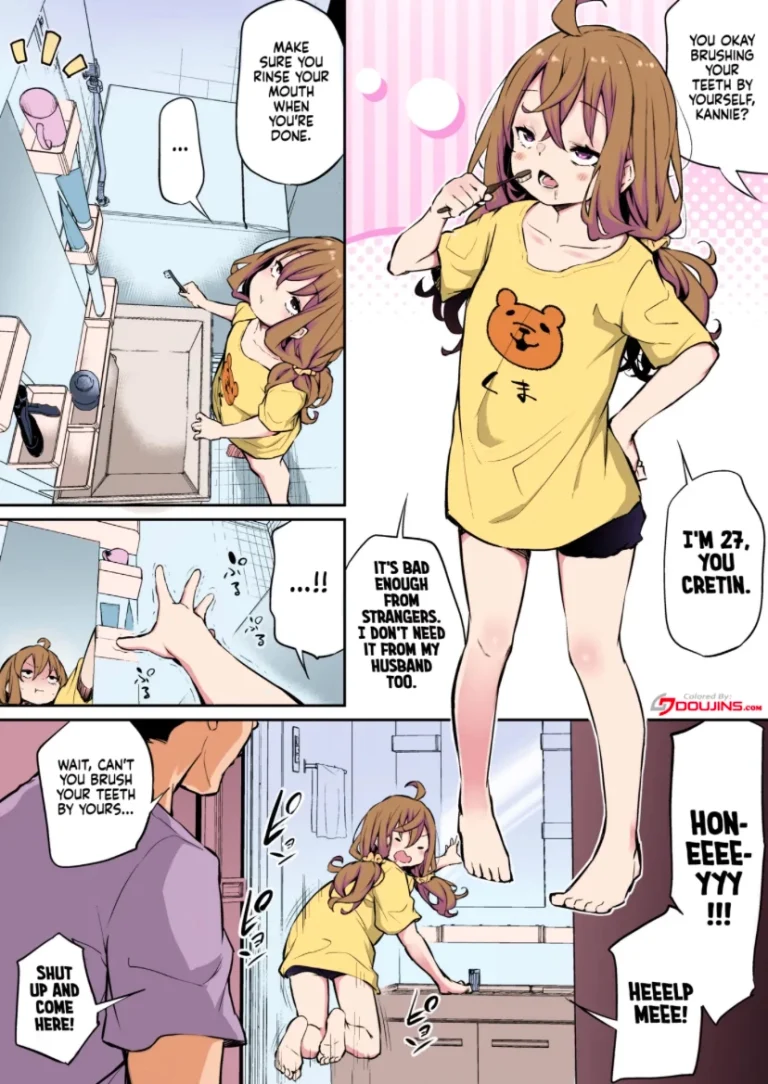 Extreme Height Gap Couple 1-2 | Shinchousa Max Fuufu porn comic picture 11