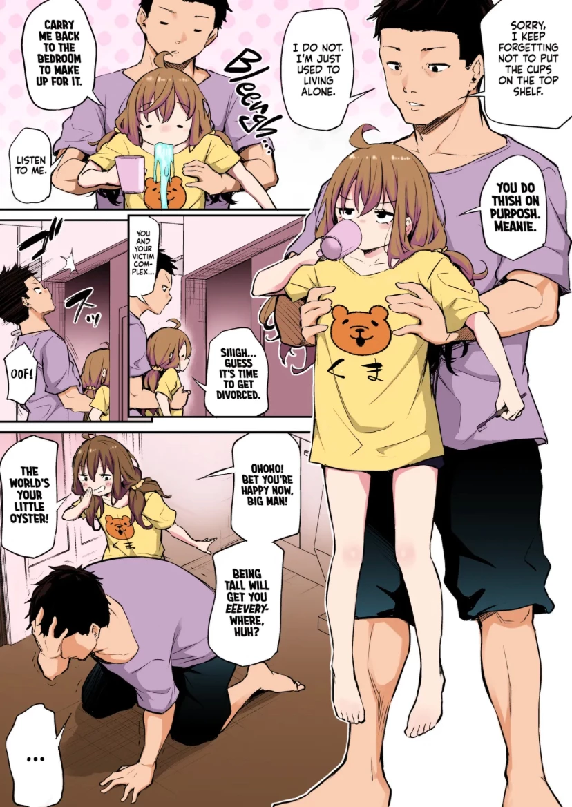 Extreme Height Gap Couple 1-2 | Shinchousa Max Fuufu porn comic picture 12