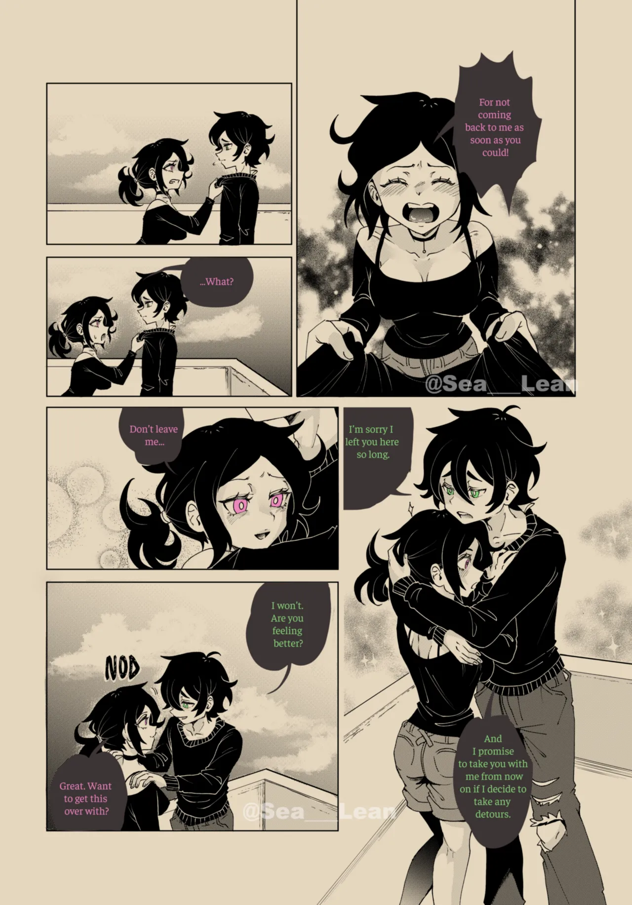 Eyes and Roots 3 porn comic picture 9